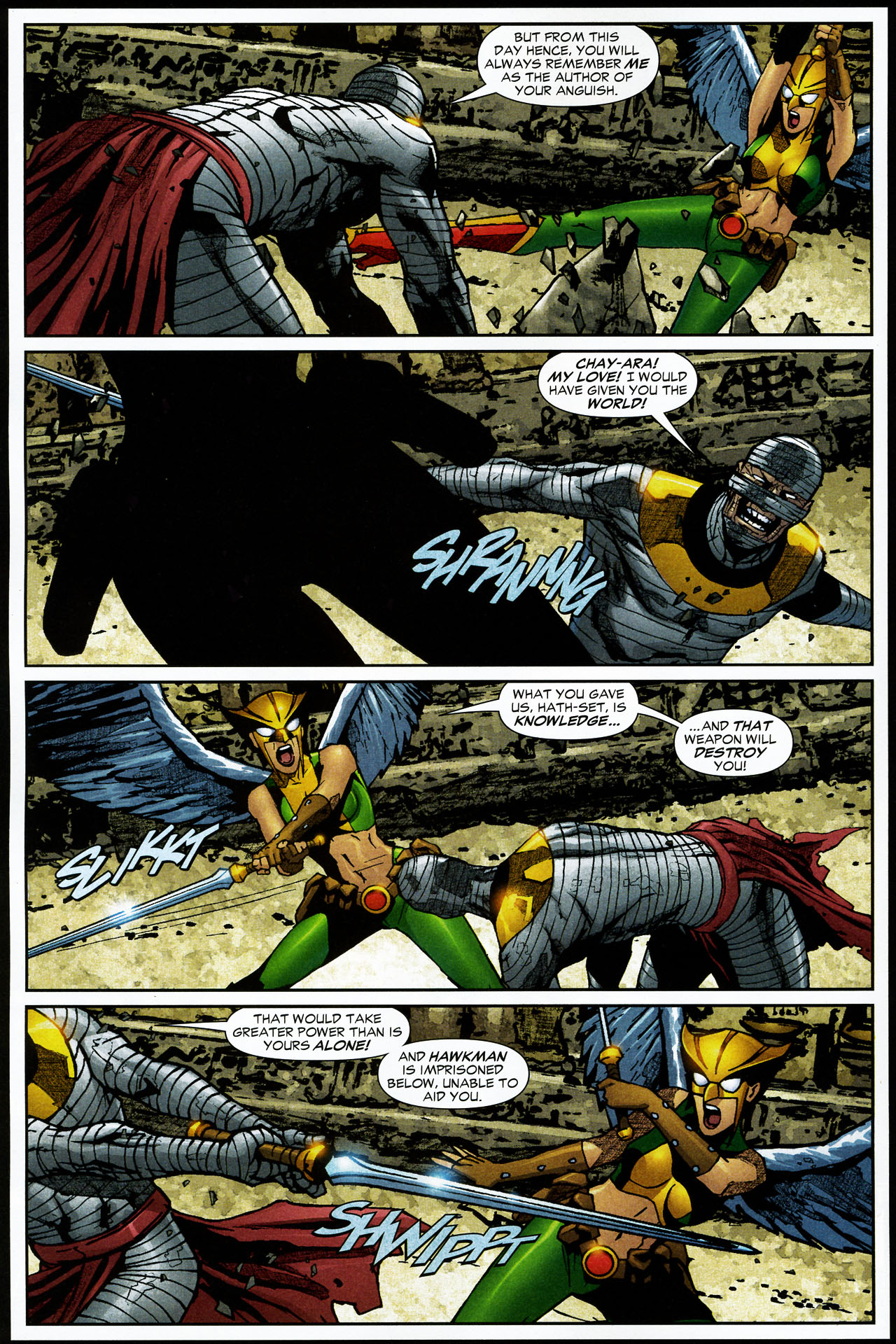 Read online Hawkgirl comic -  Issue #66 - 6