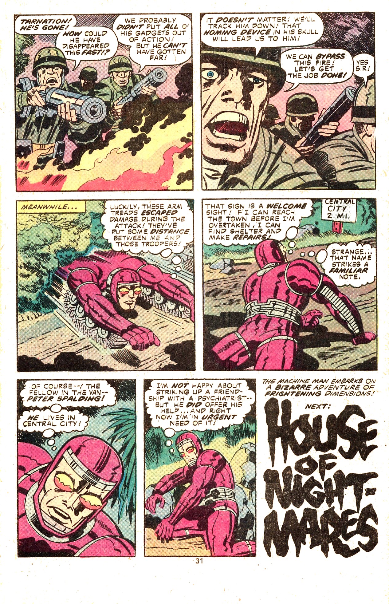 Read online Machine Man (1978) comic -  Issue #1 - 34