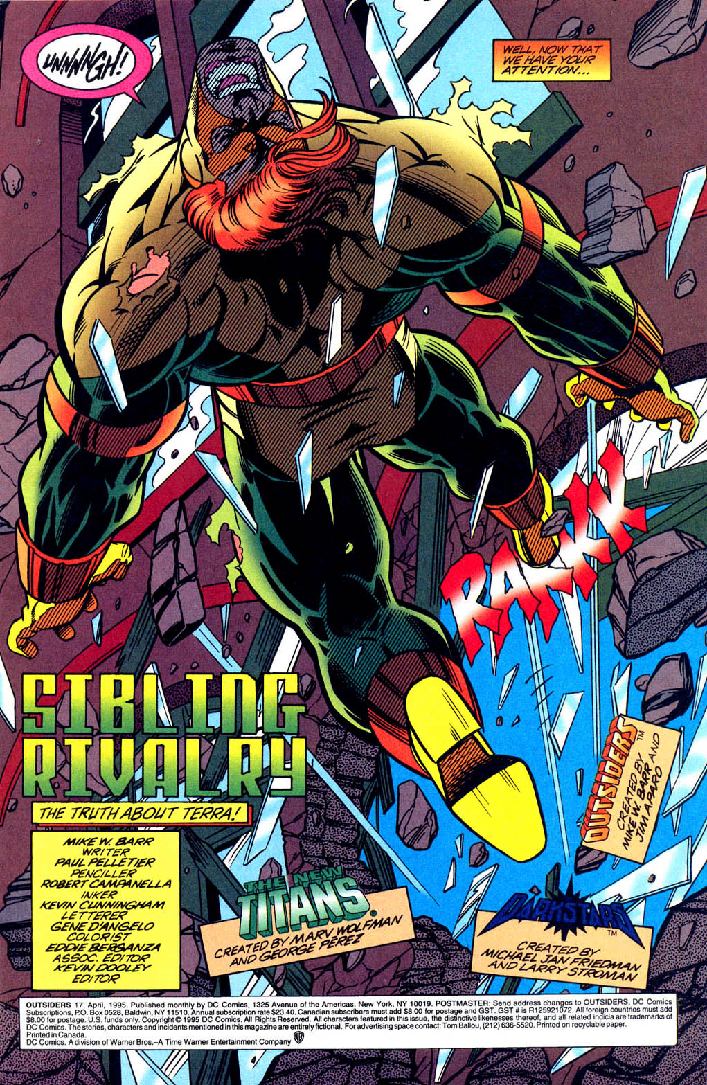 Read online Outsiders (1993) comic Issue 17