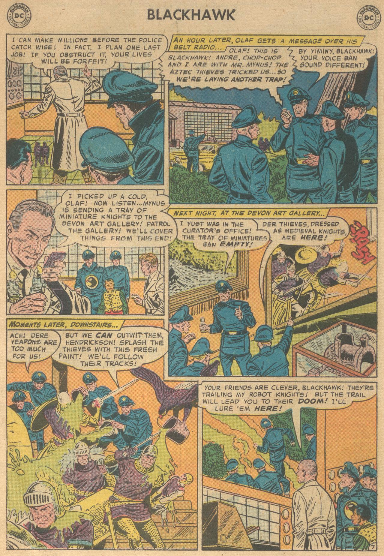 Read online Blackhawk (1957) comic -  Issue #124 - 8
