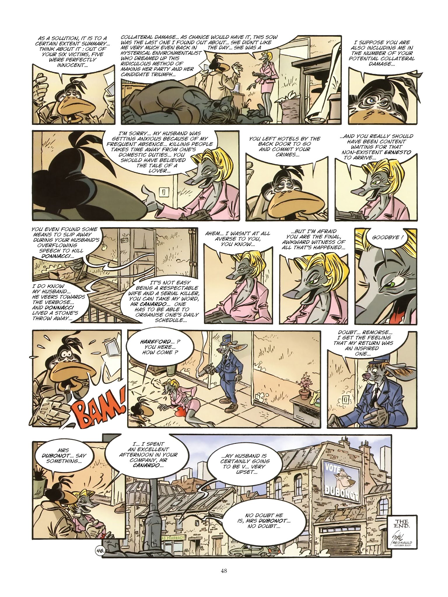 Read online Une enquête de l'inspecteur Canardo comic -  Issue #17 - 50