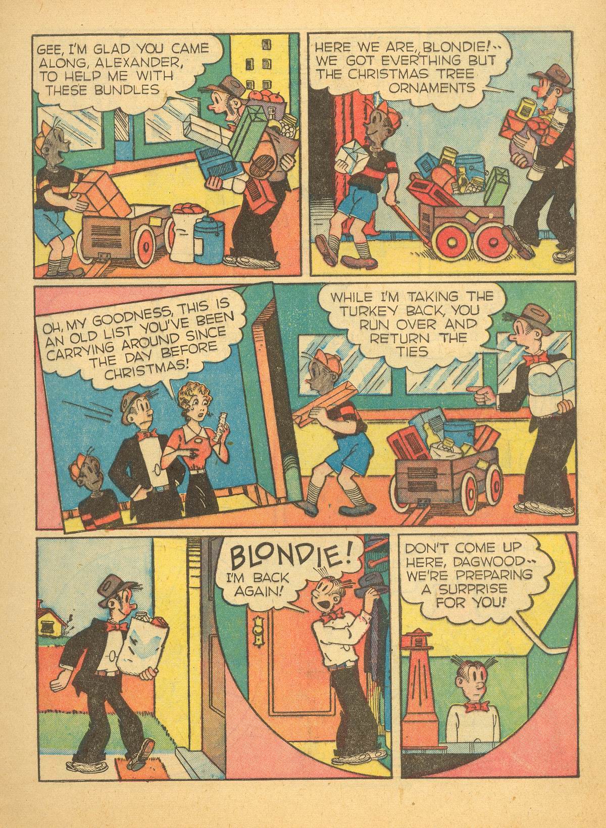Read online Blondie Comics (1947) comic -  Issue #3 - 5