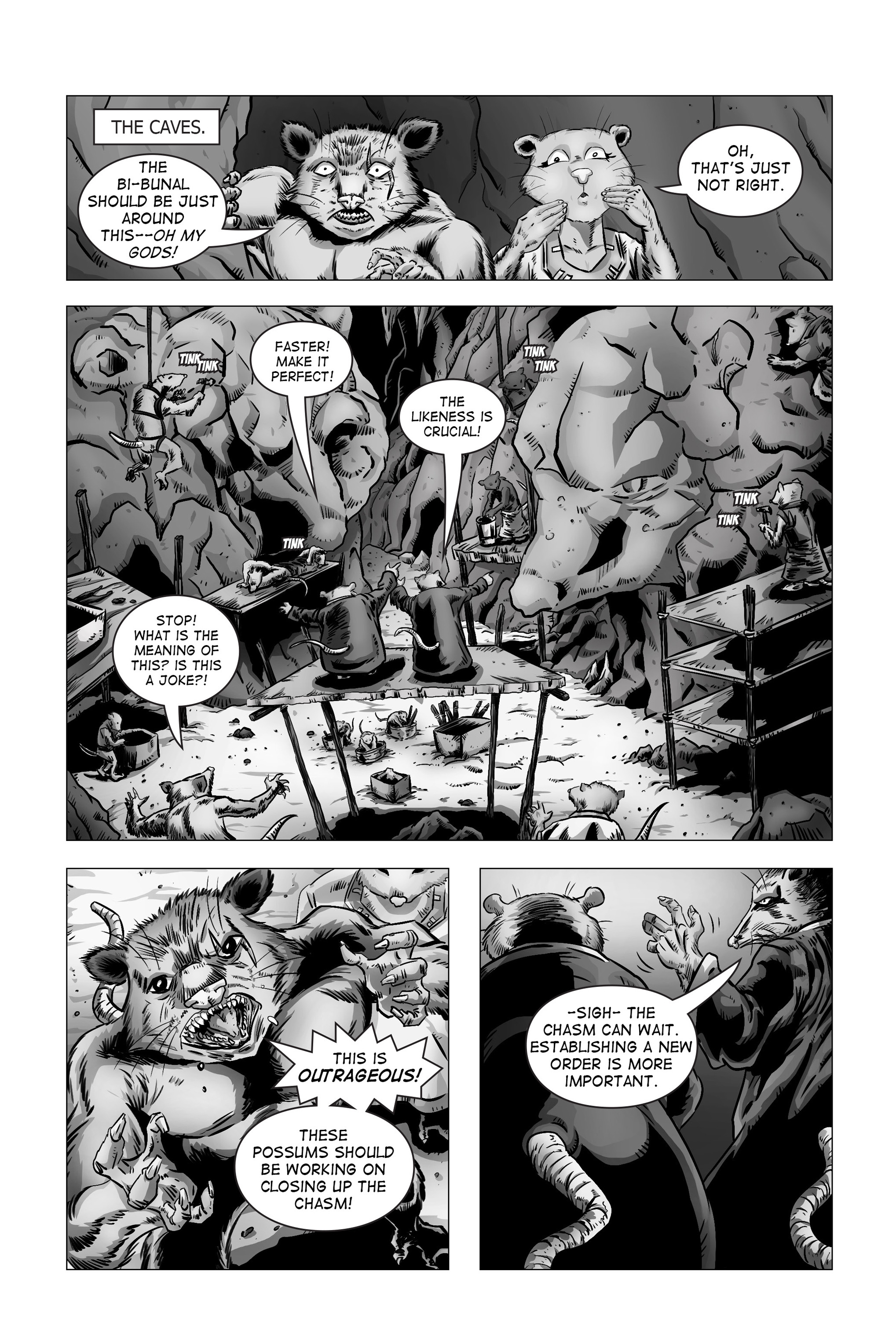 Read online Penguins vs. Possums comic -  Issue #6 - 10