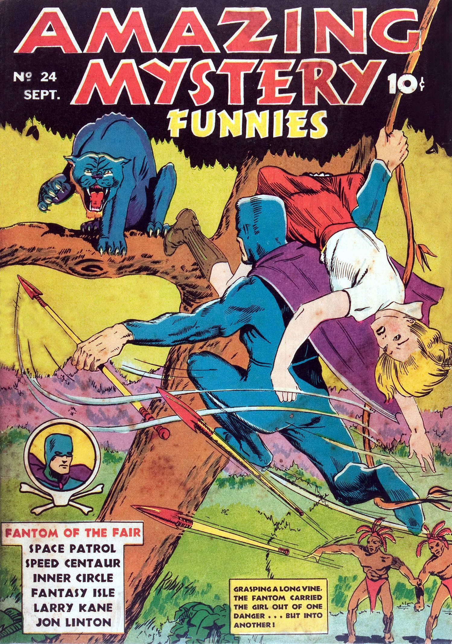 Read online Amazing Mystery Funnies comic -  Issue #24 - 1