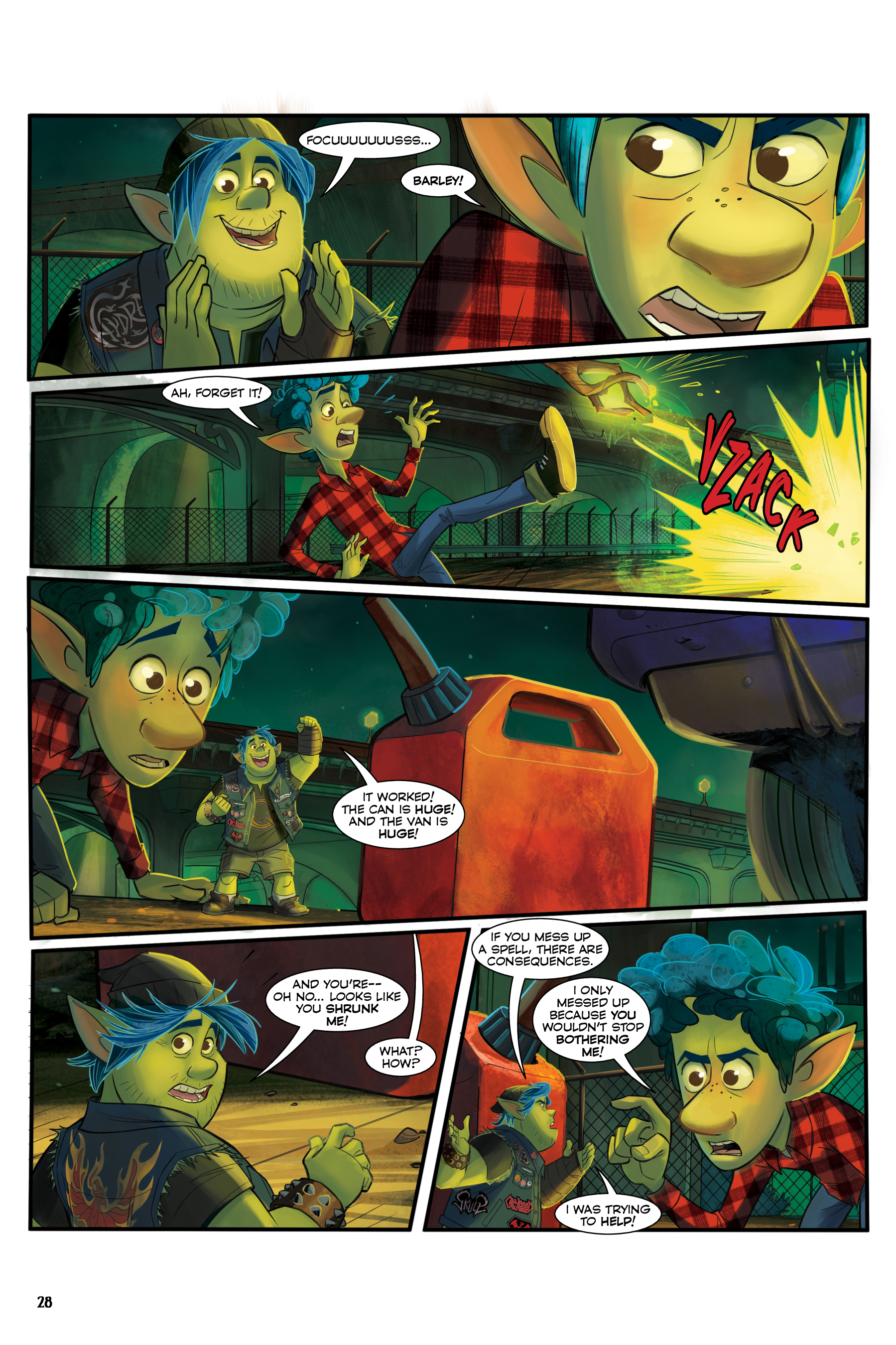 Read online Onward: The Story of the Movie in Comics comic -  Issue # TPB - 29