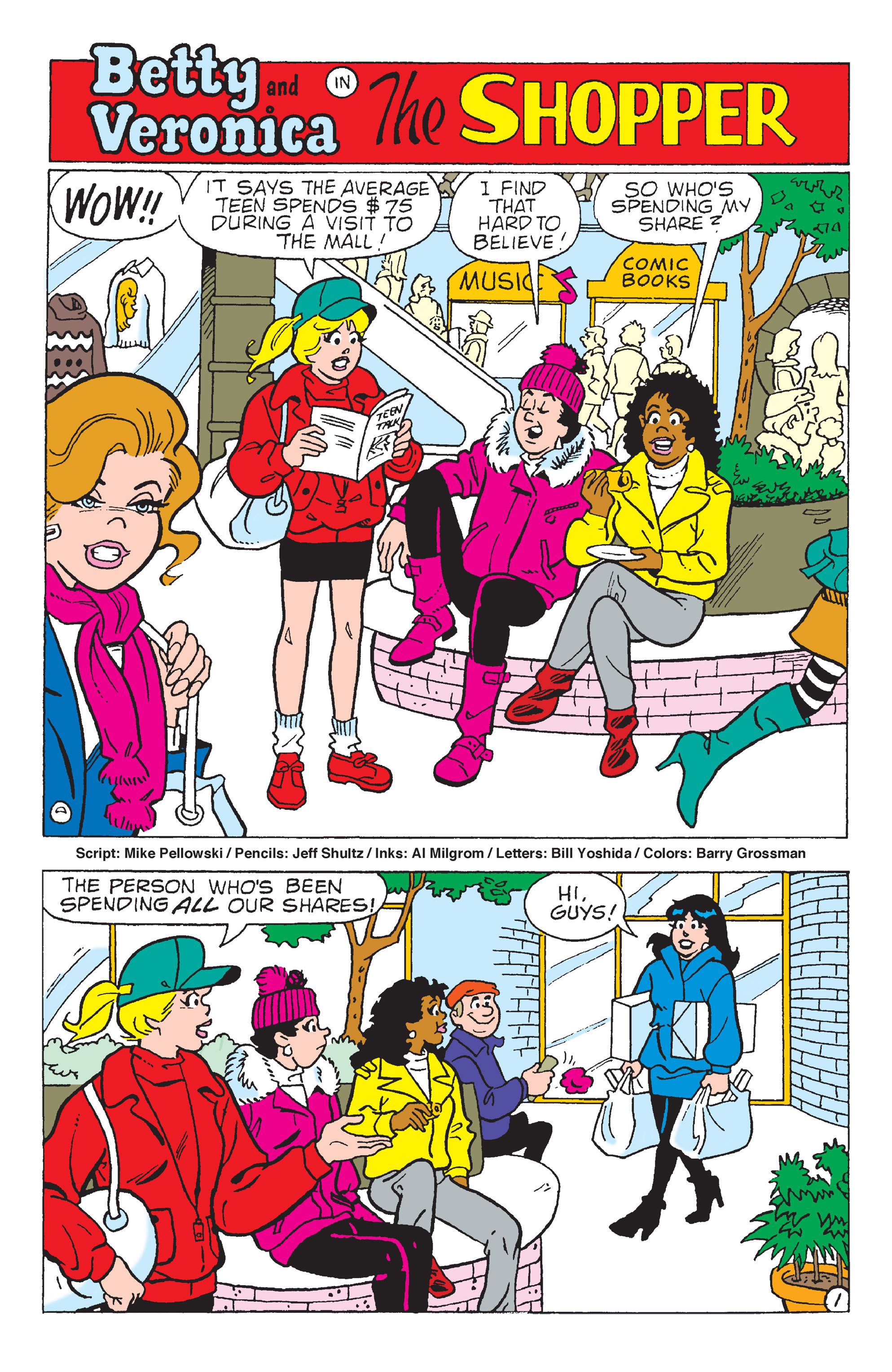 Read online Betty and Veronica: Mall Princesses comic -  Issue # TPB - 59