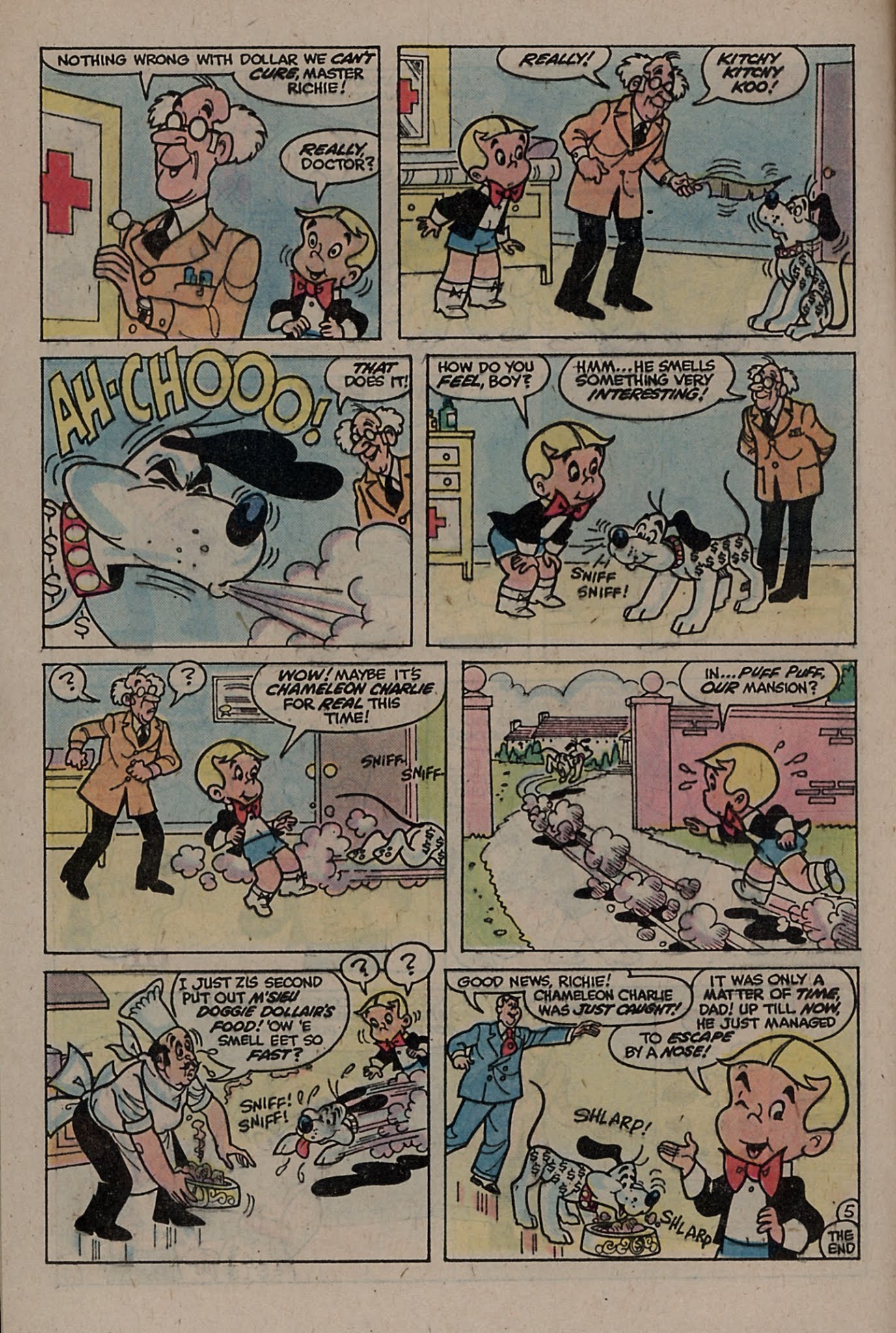 Read online Richie Rich & Dollar the Dog comic -  Issue #8 - 16