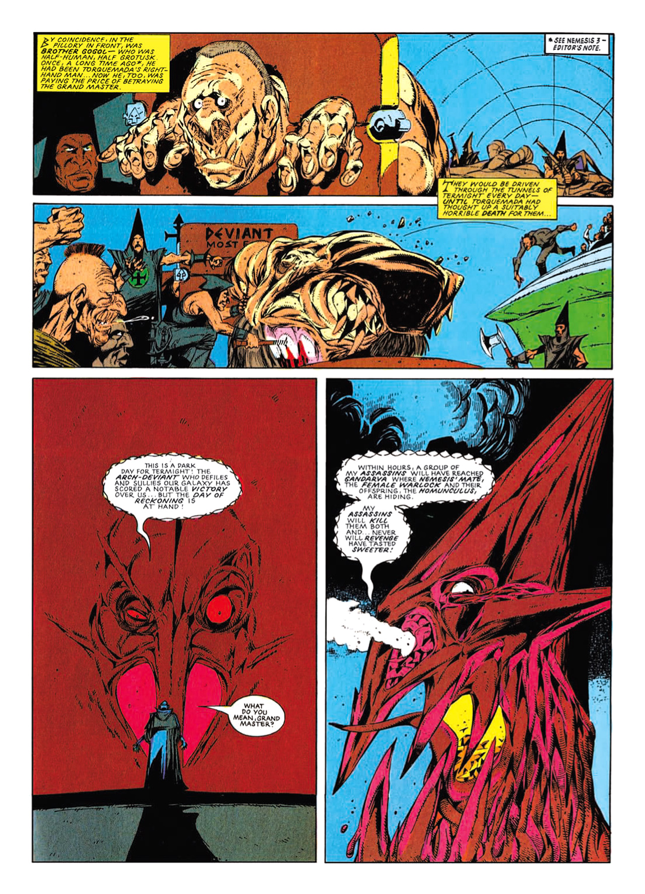 Read online Nemesis The Warlock comic -  Issue # TPB Deviant Edition - 209