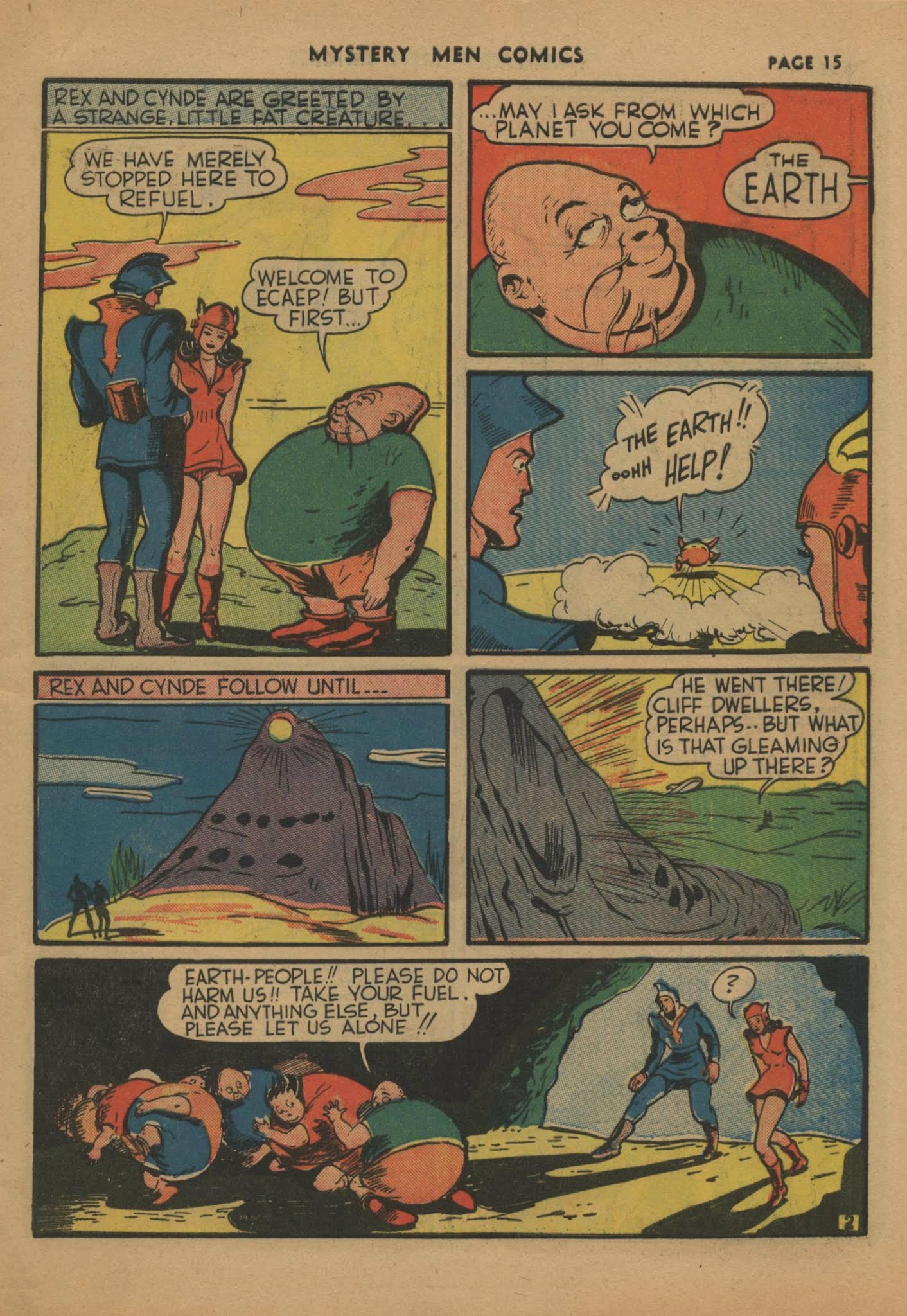 Read online Mystery Men Comics comic -  Issue #9 - 17