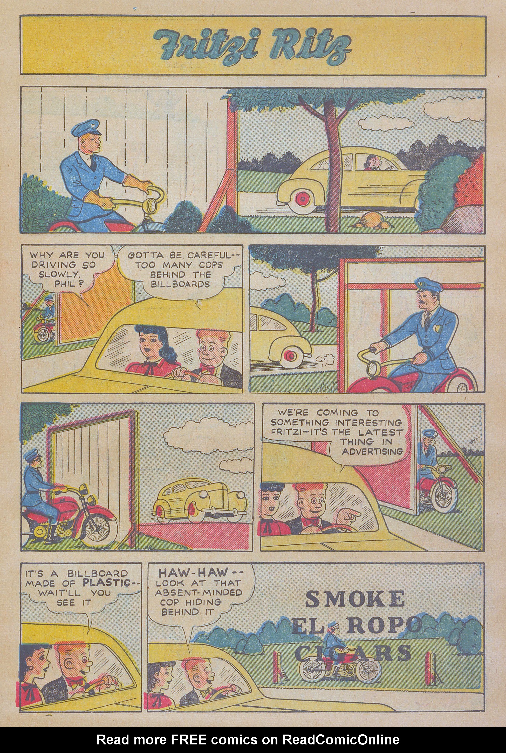 Read online Fritzi Ritz (1953) comic -  Issue #50 - 33