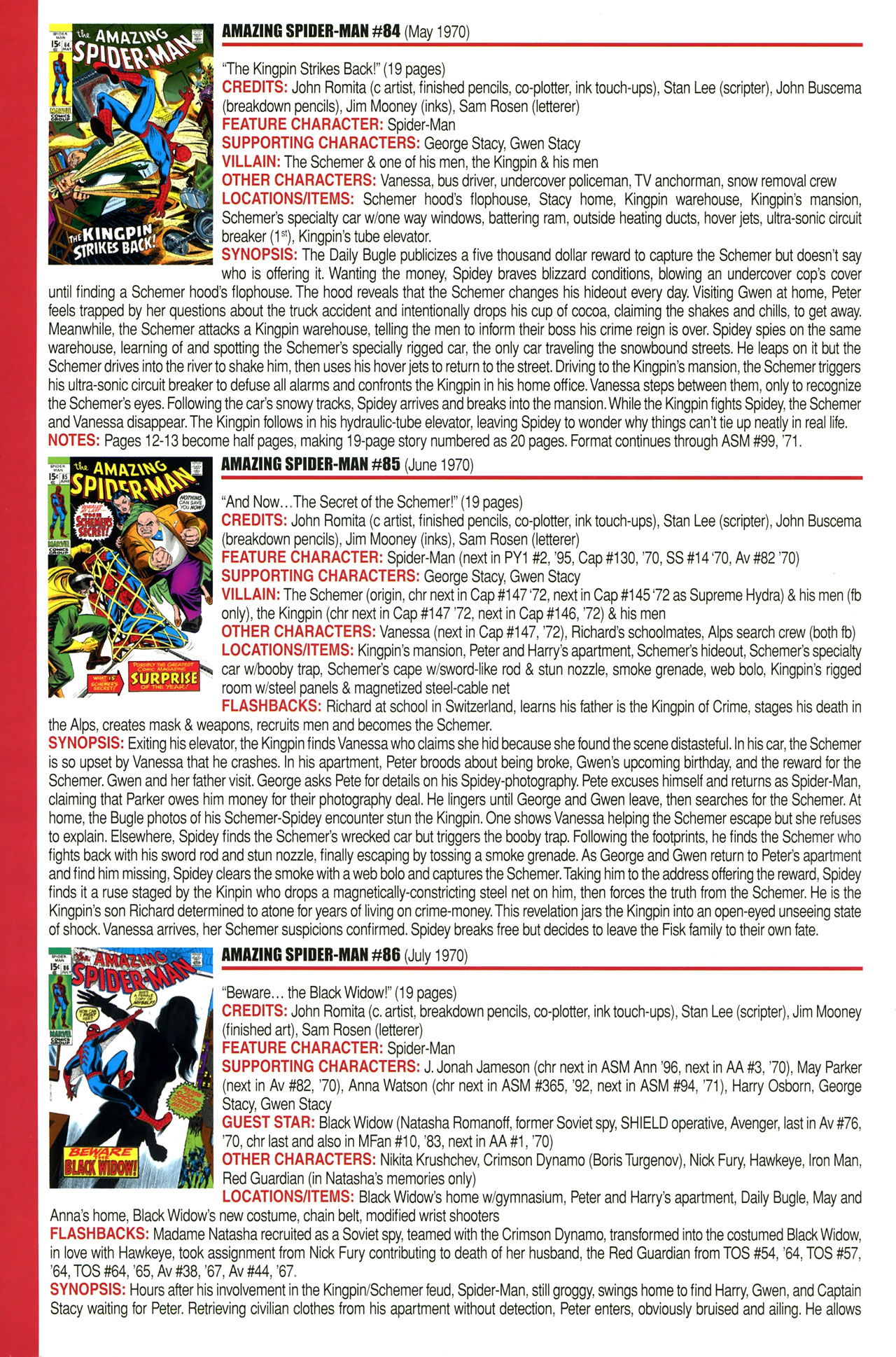 Read online Official Index to the Marvel Universe comic -  Issue #2 - 16