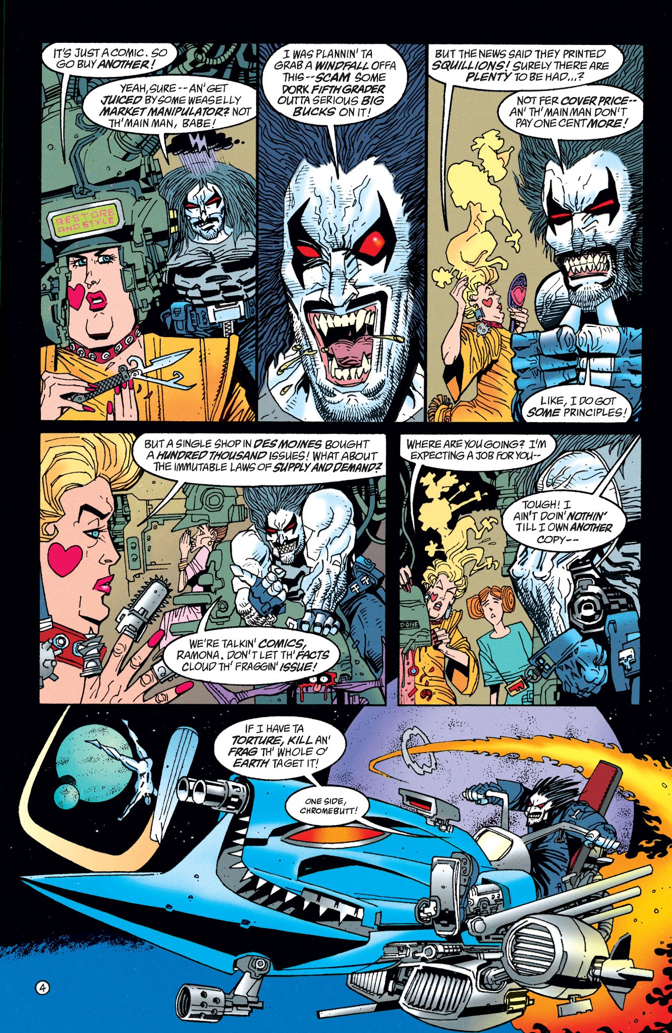 Read online Lobo by Keith Giffen & Alan Grant comic -  Issue # TPB 1 (Part 3) - 96