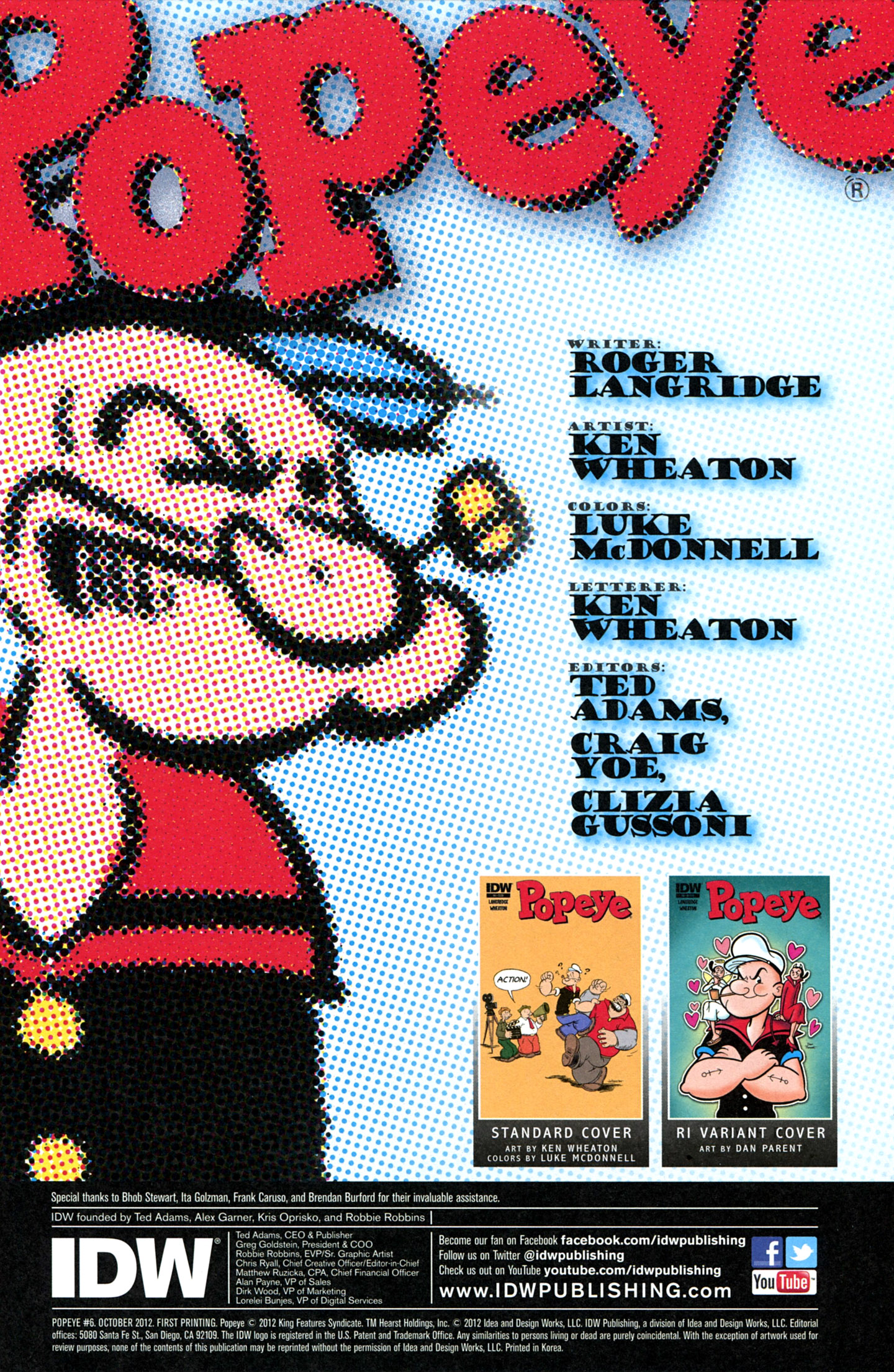 Read online Popeye (2012) comic -  Issue #6 - 2