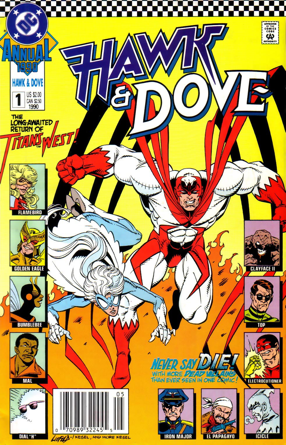 Hawk and Dove (1989) issue Annual 1 - Page 1