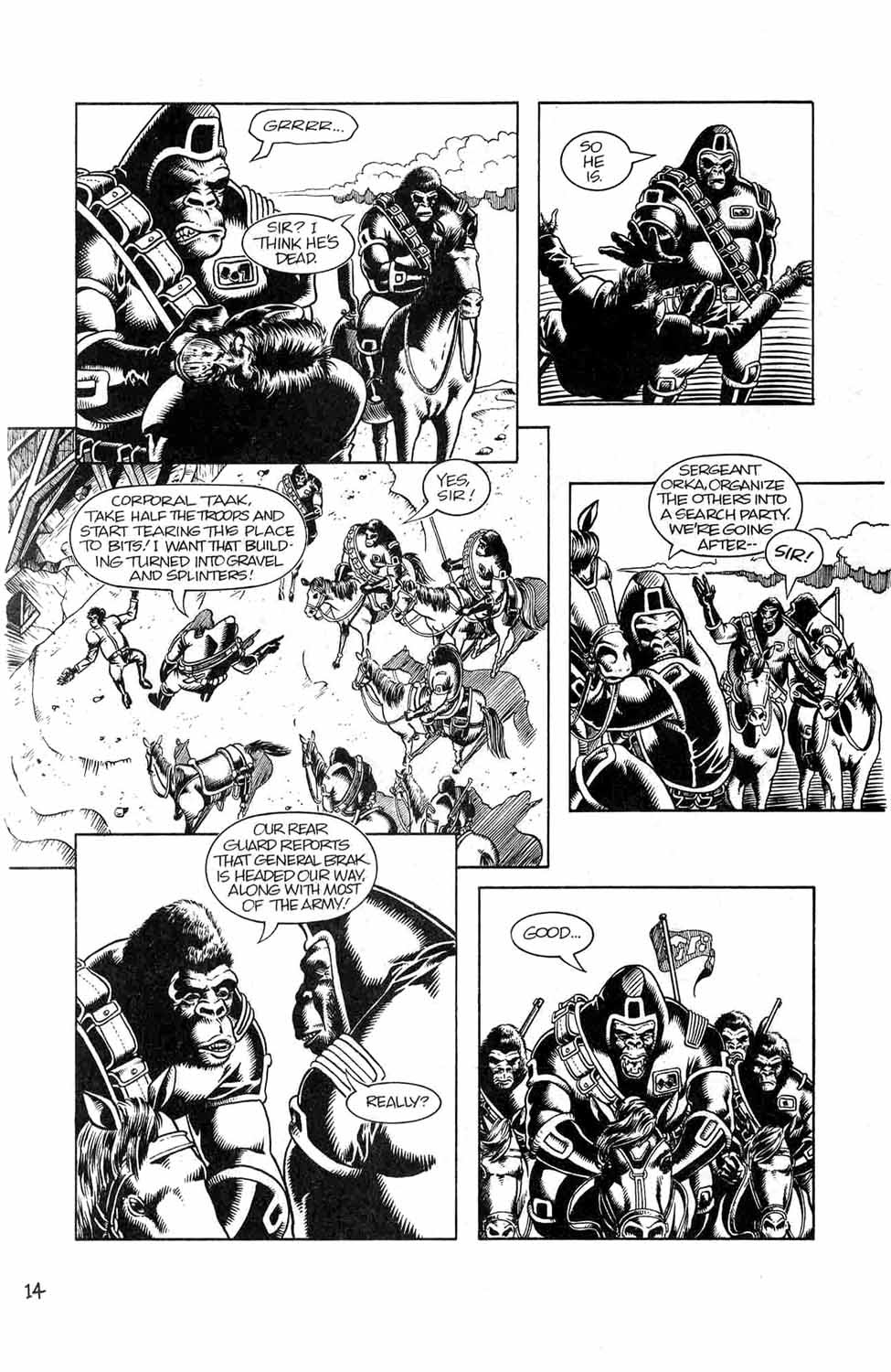 Read online Planet of the Apes: The Forbidden Zone comic -  Issue #3 - 16
