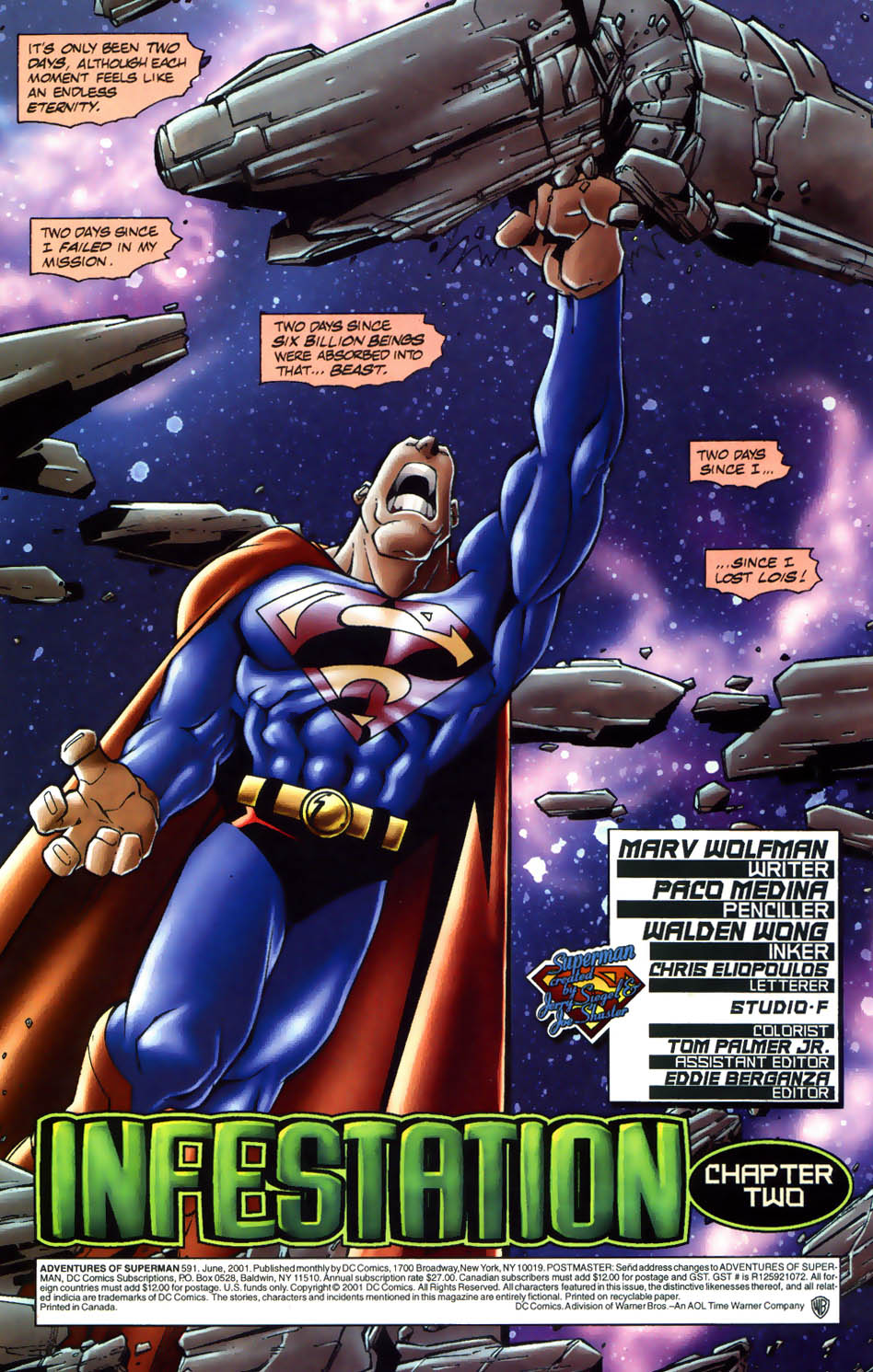 Read online Adventures of Superman (1987) comic -  Issue #591 - 2