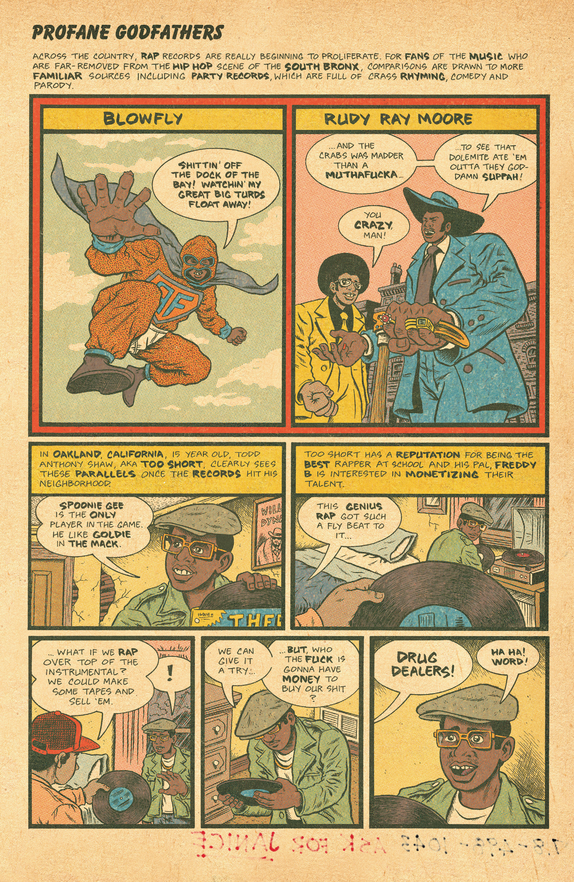 Read online Free Comic Book Day 2014 comic -  Issue # Hip Hop Family Tree Two-in-One - 17