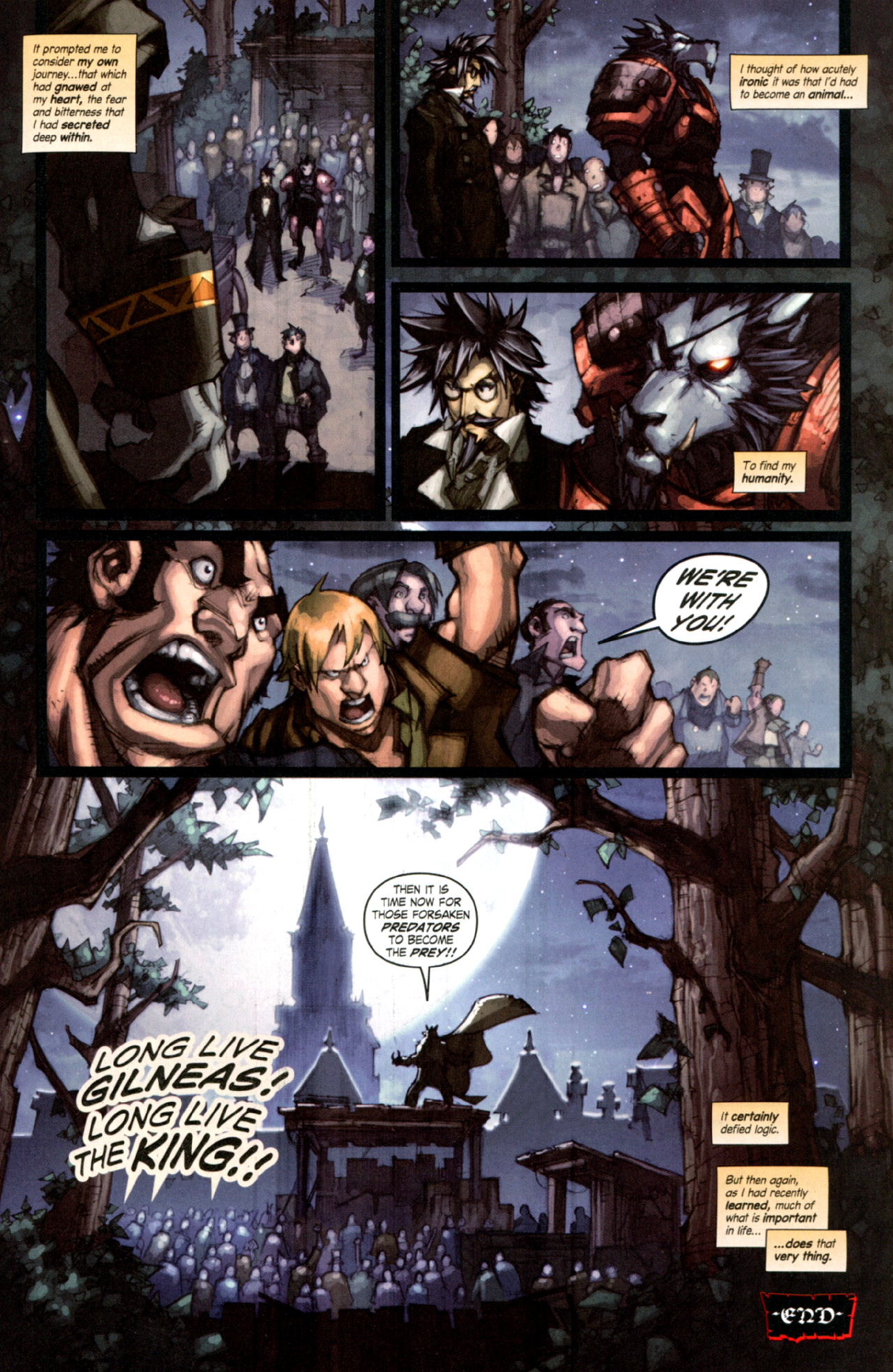 Read online World of Warcraft: Curse of the Worgen comic -  Issue #5 - 31