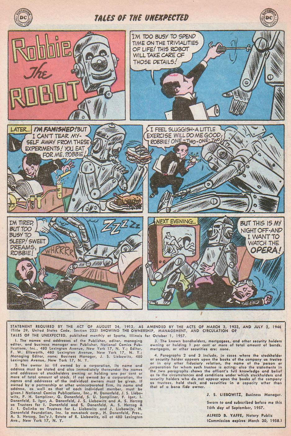 Read online Tales of the Unexpected comic -  Issue #22 - 10