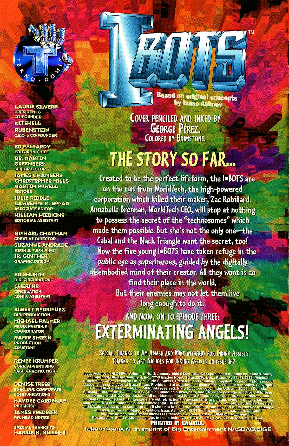 Read online Isaac Asimov's I-Bots comic -  Issue #3 - 2