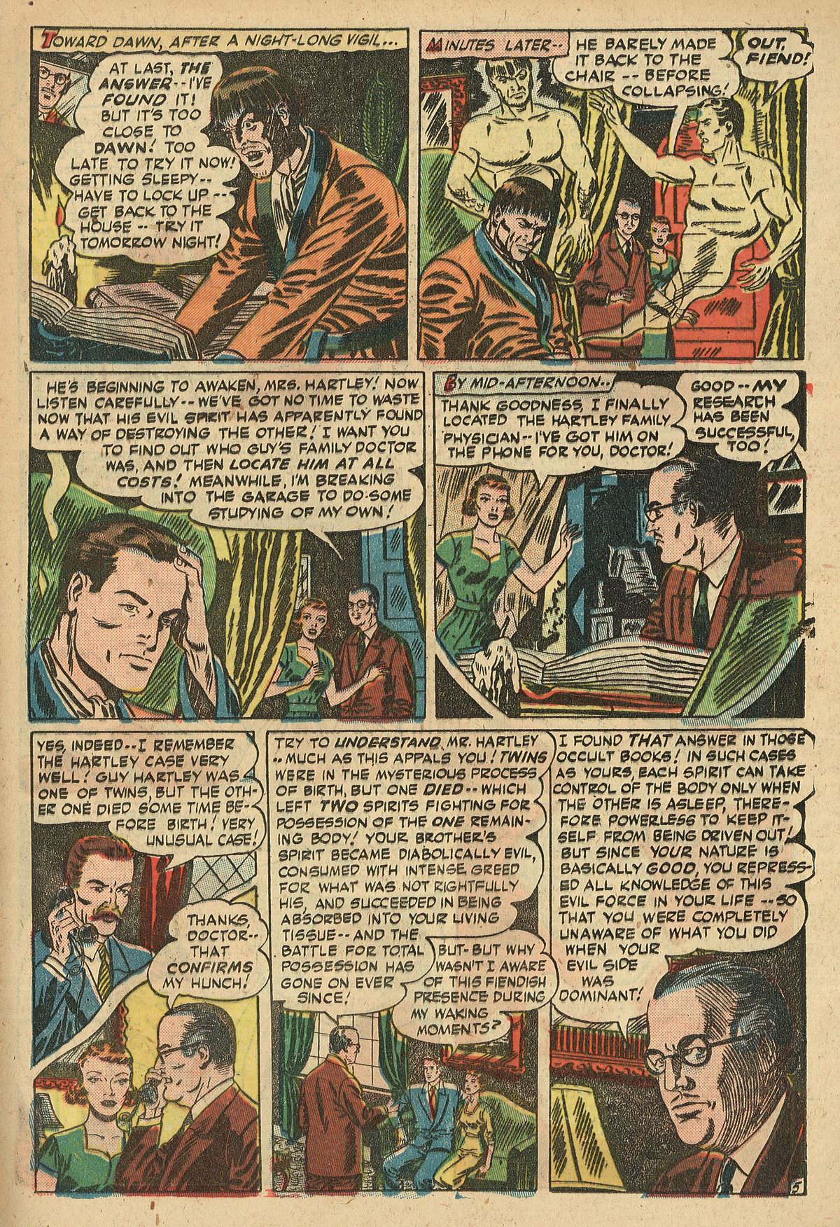 Read online Adventures Into The Unknown comic -  Issue #36 - 17
