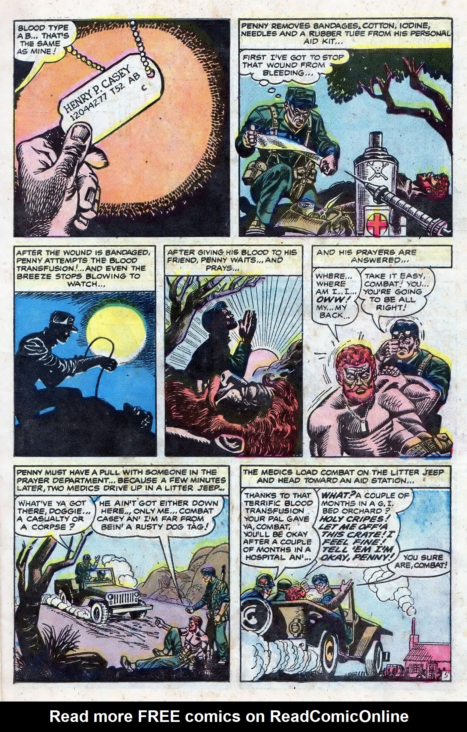 Read online Combat (1952) comic -  Issue #8 - 7