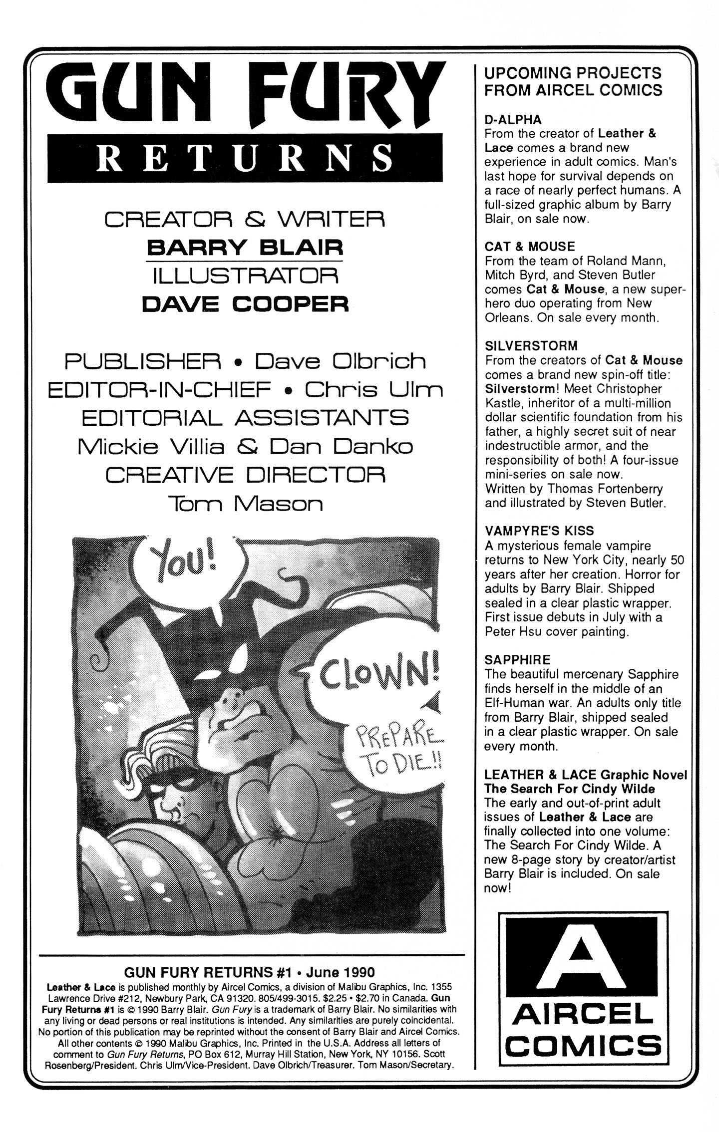 Read online Gun Fury Returns comic -  Issue #1 - 2