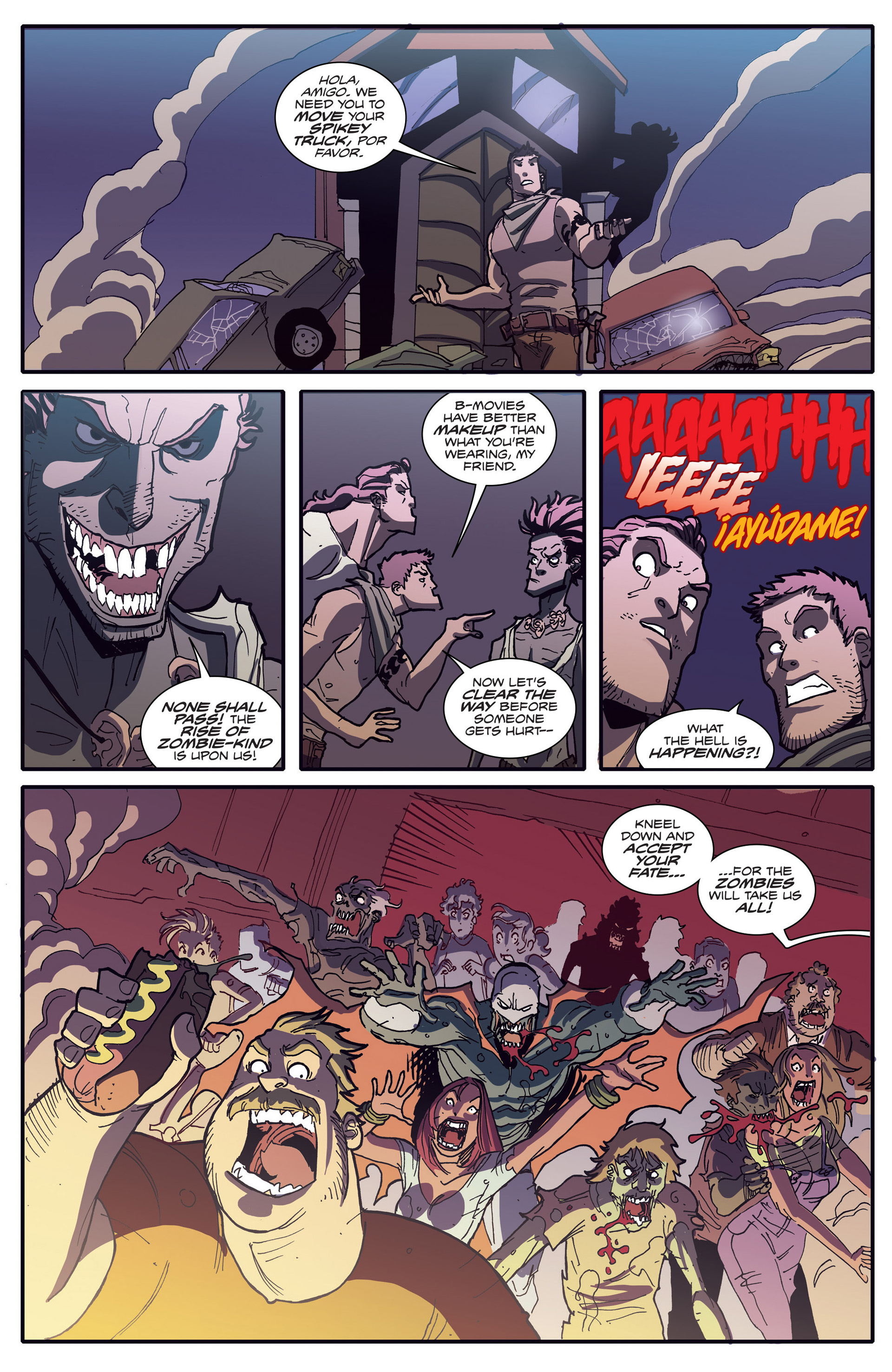 Read online Fanboys vs. Zombies comic -  Issue #19 - 14