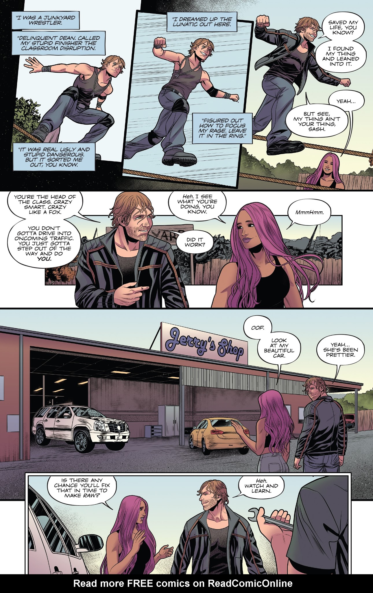 Read online WWE comic -  Issue #6 - 21