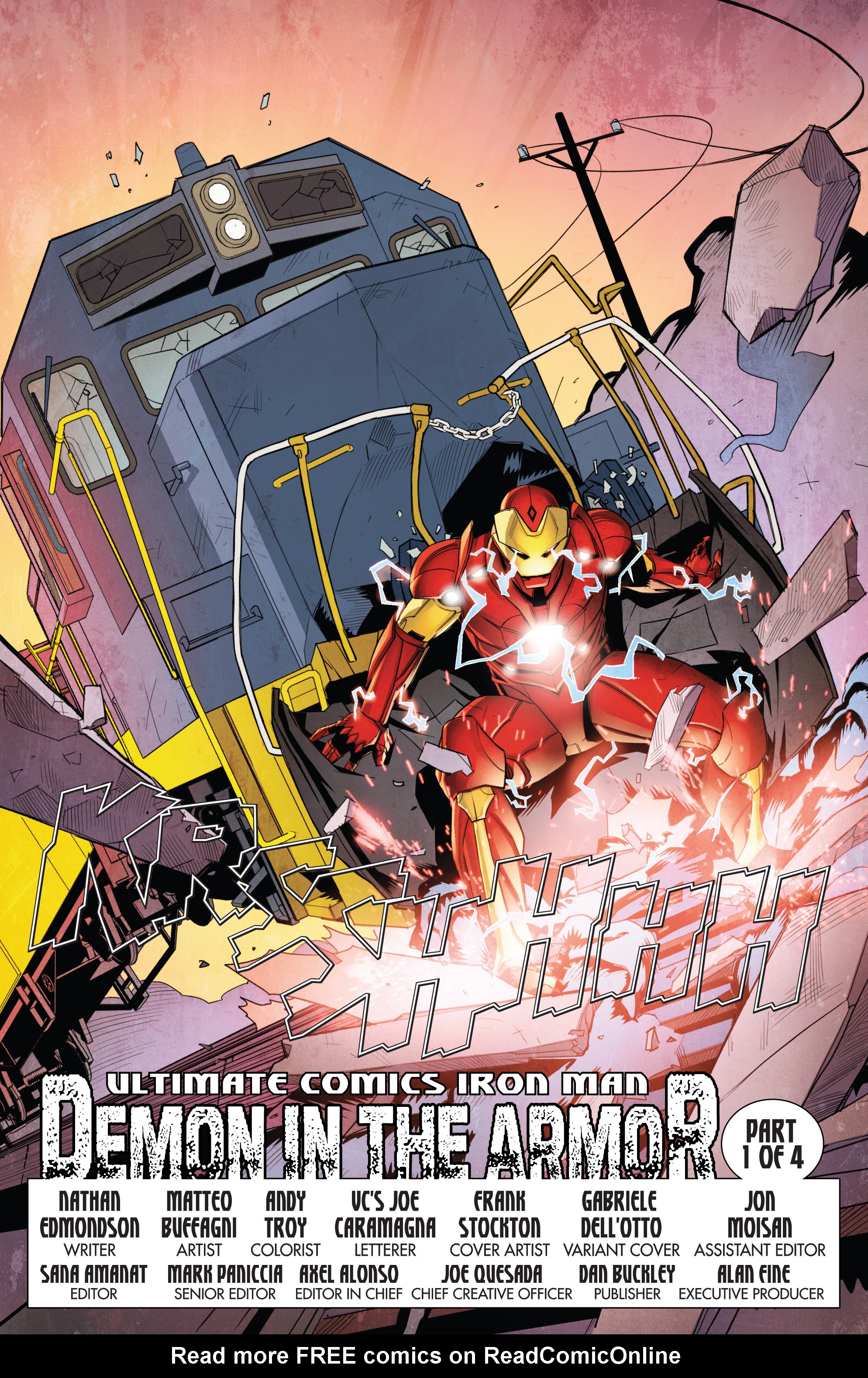 Read online Ultimate Comics Iron Man comic Issue 1