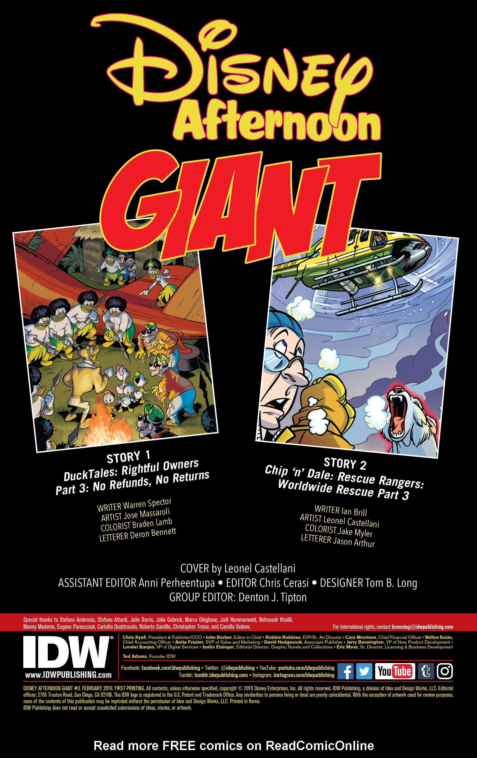 Read online Disney Afternoon Giant comic -  Issue #3 - 2