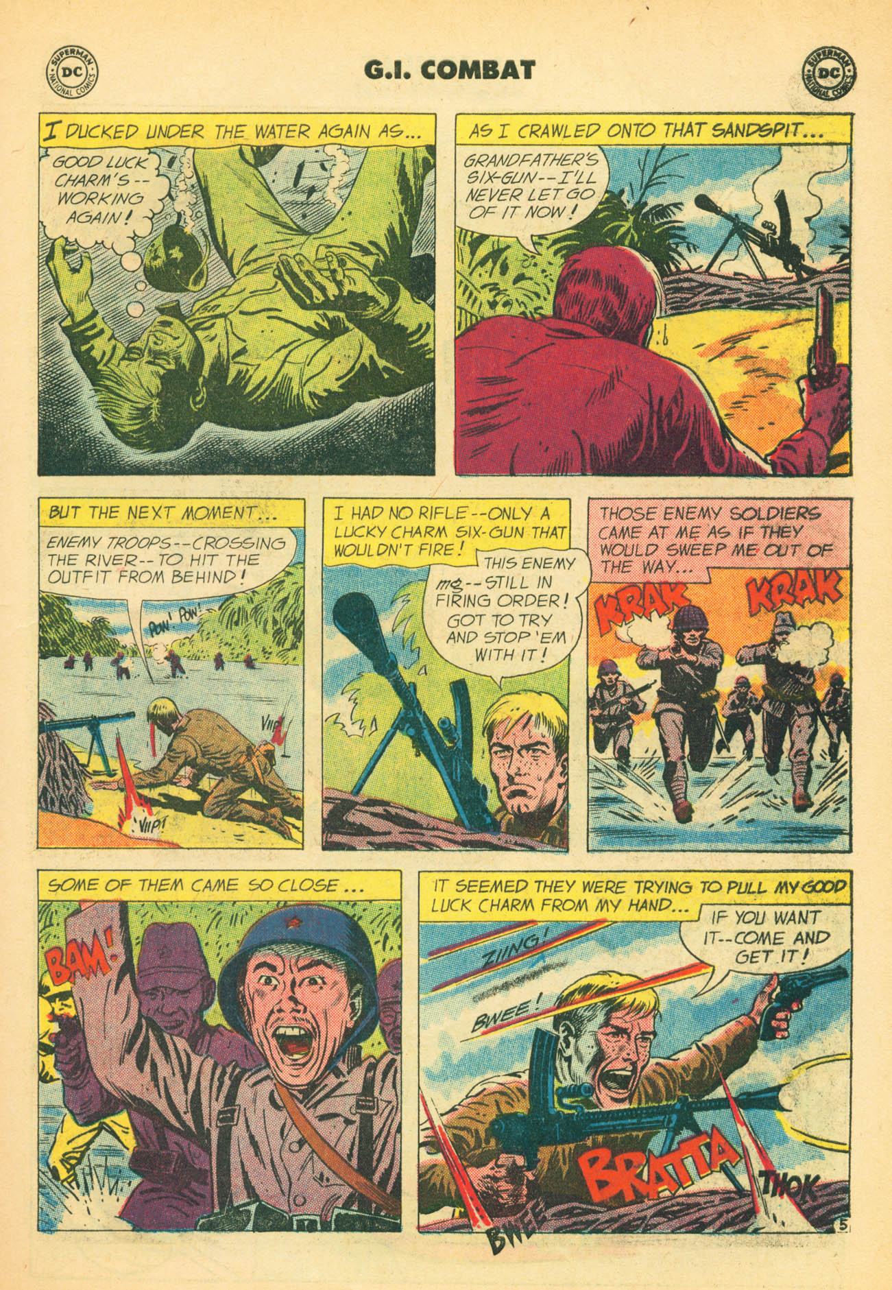 Read online G.I. Combat (1952) comic -  Issue #74 - 23