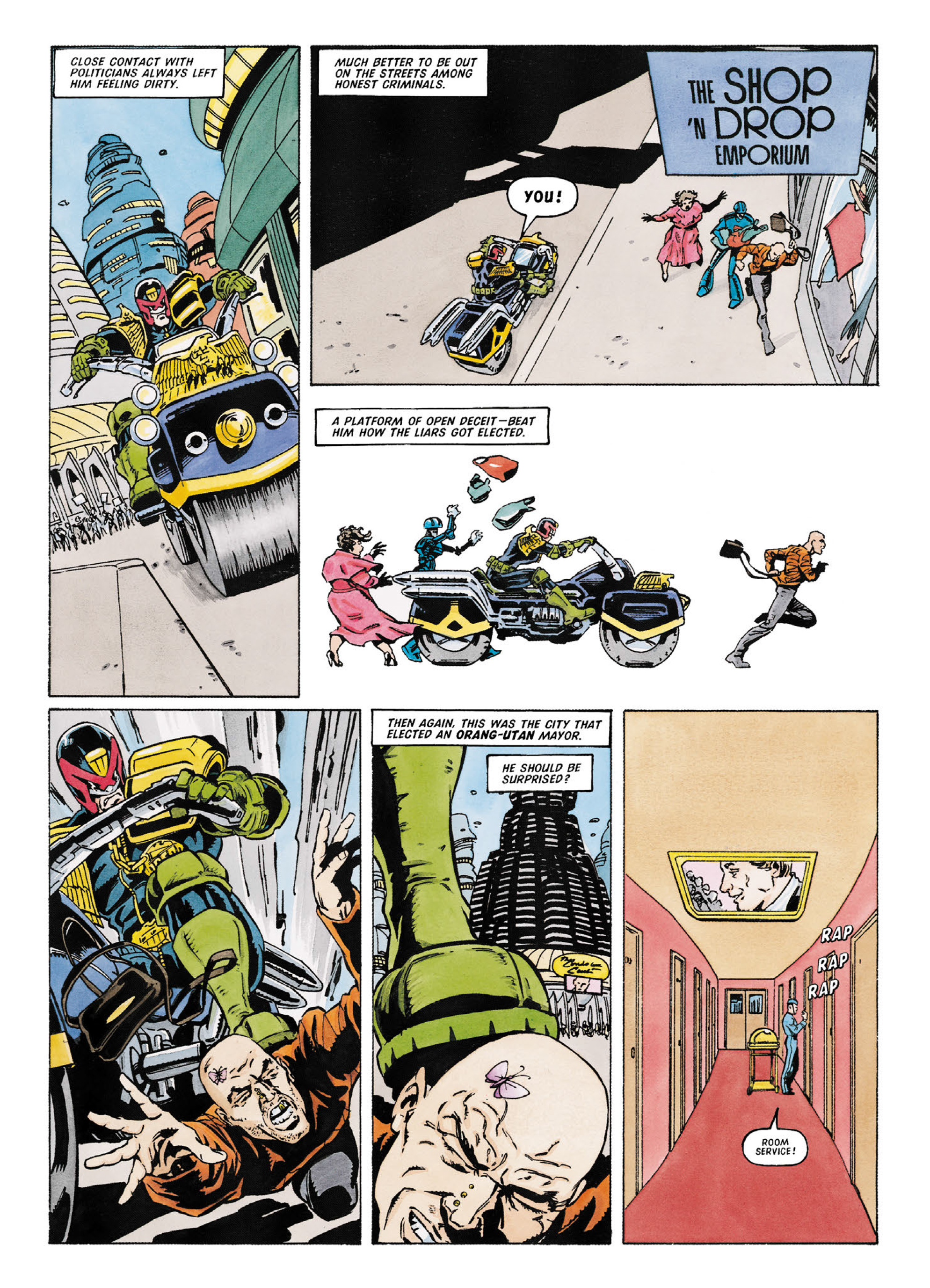 Read online Judge Dredd: The Complete Case Files comic -  Issue # TPB 28 - 222
