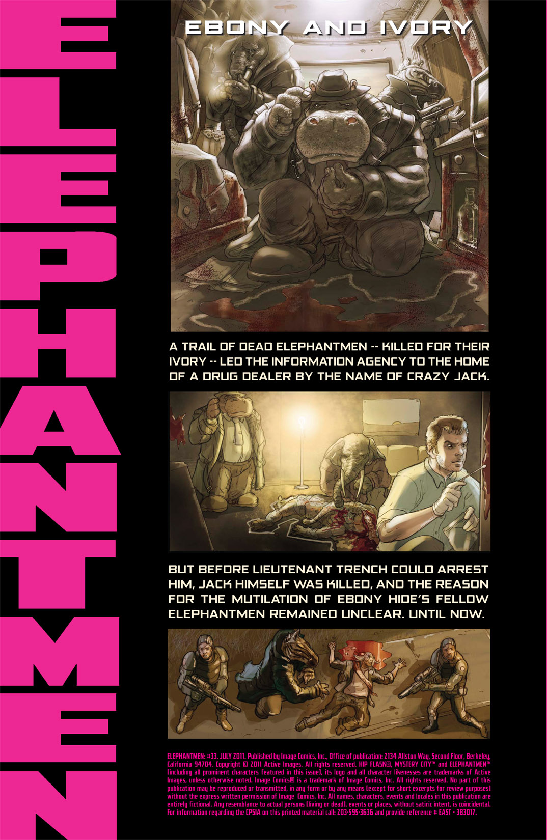 Read online Elephantmen comic -  Issue #33 - 2