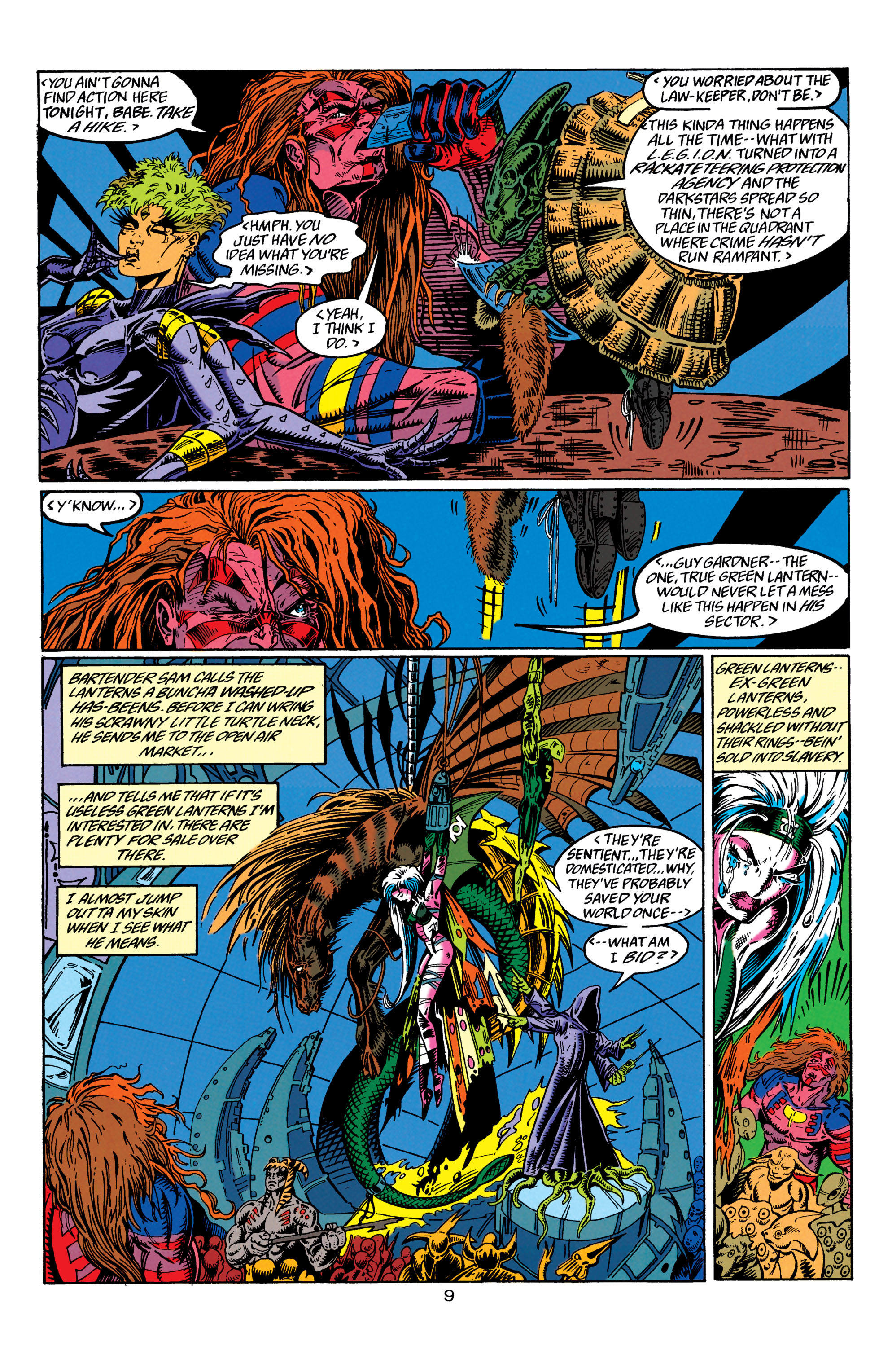Read online Guy Gardner: Warrior comic -  Issue #35 - 9