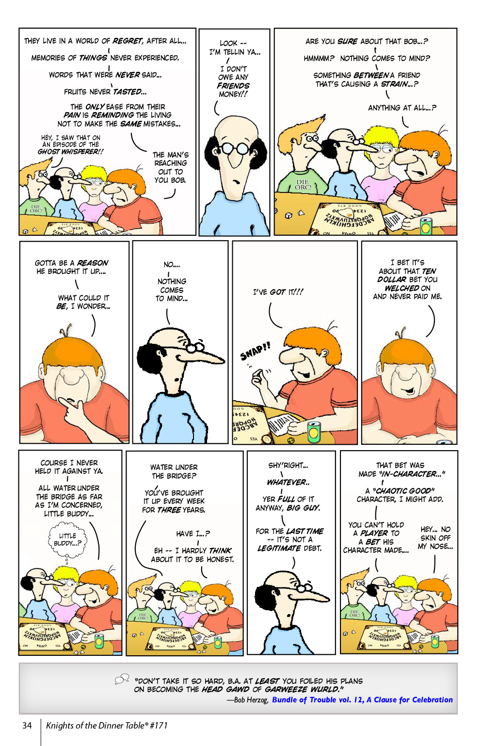 Read online Knights of the Dinner Table comic -  Issue #171 - 36