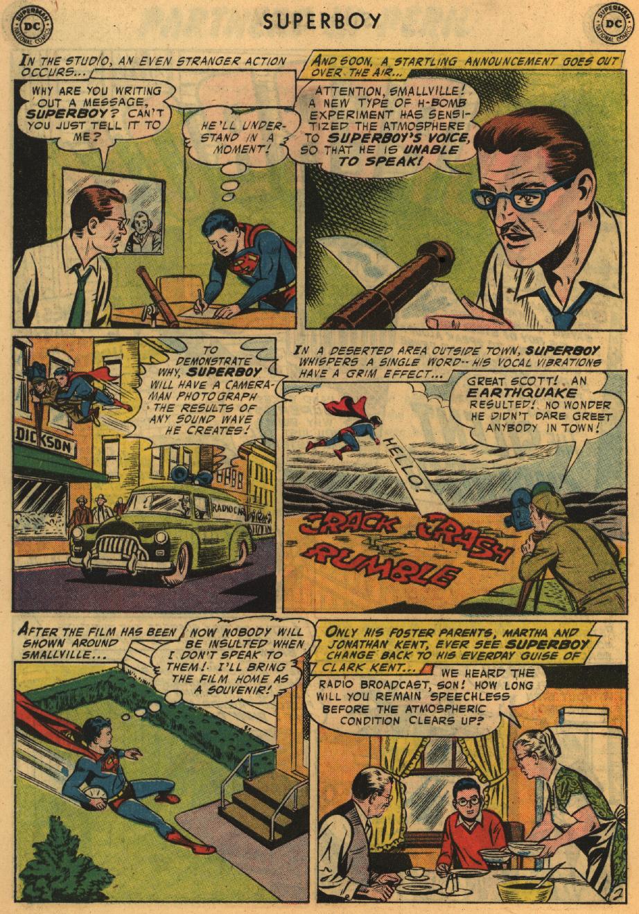 Read online Superboy (1949) comic -  Issue #54 - 24