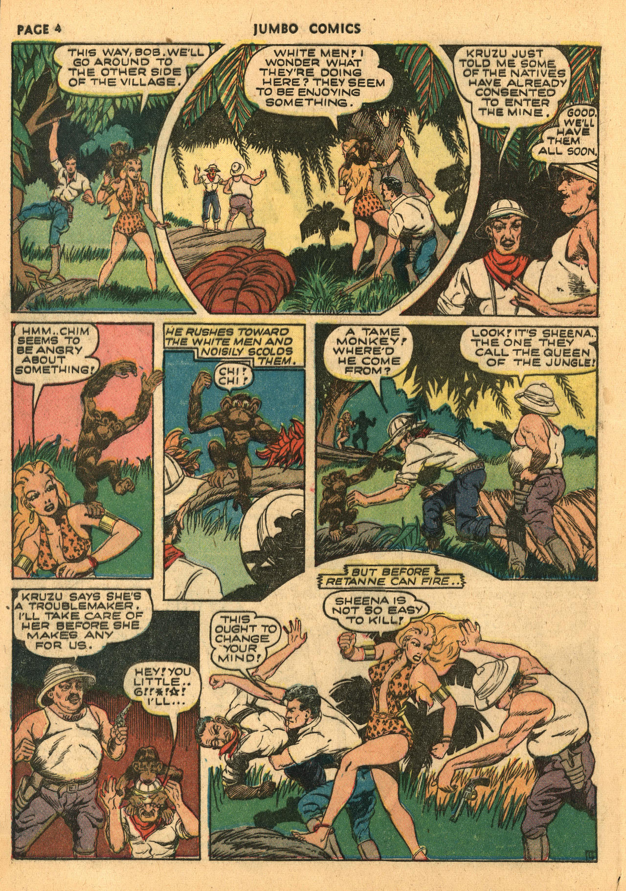 Read online Jumbo Comics comic -  Issue #40 - 6
