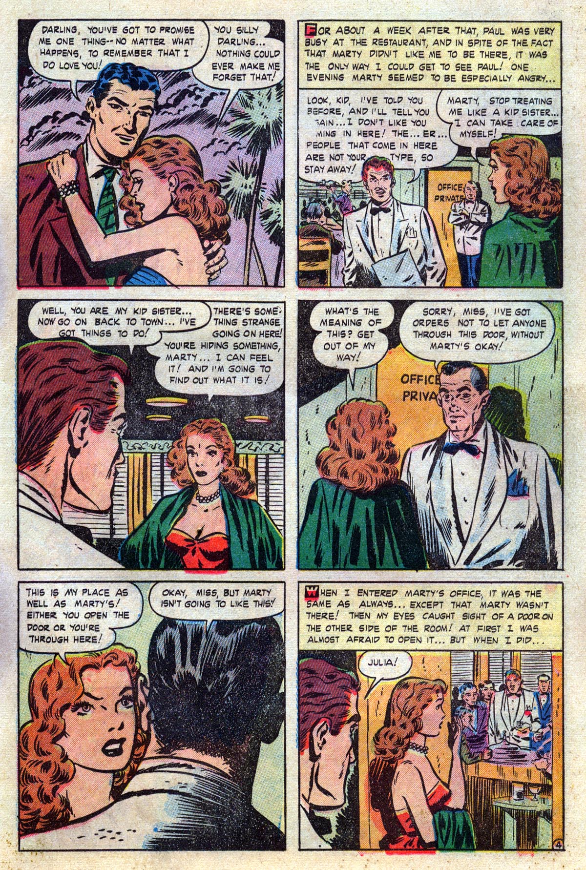 Read online Love Romances comic -  Issue #13 - 15