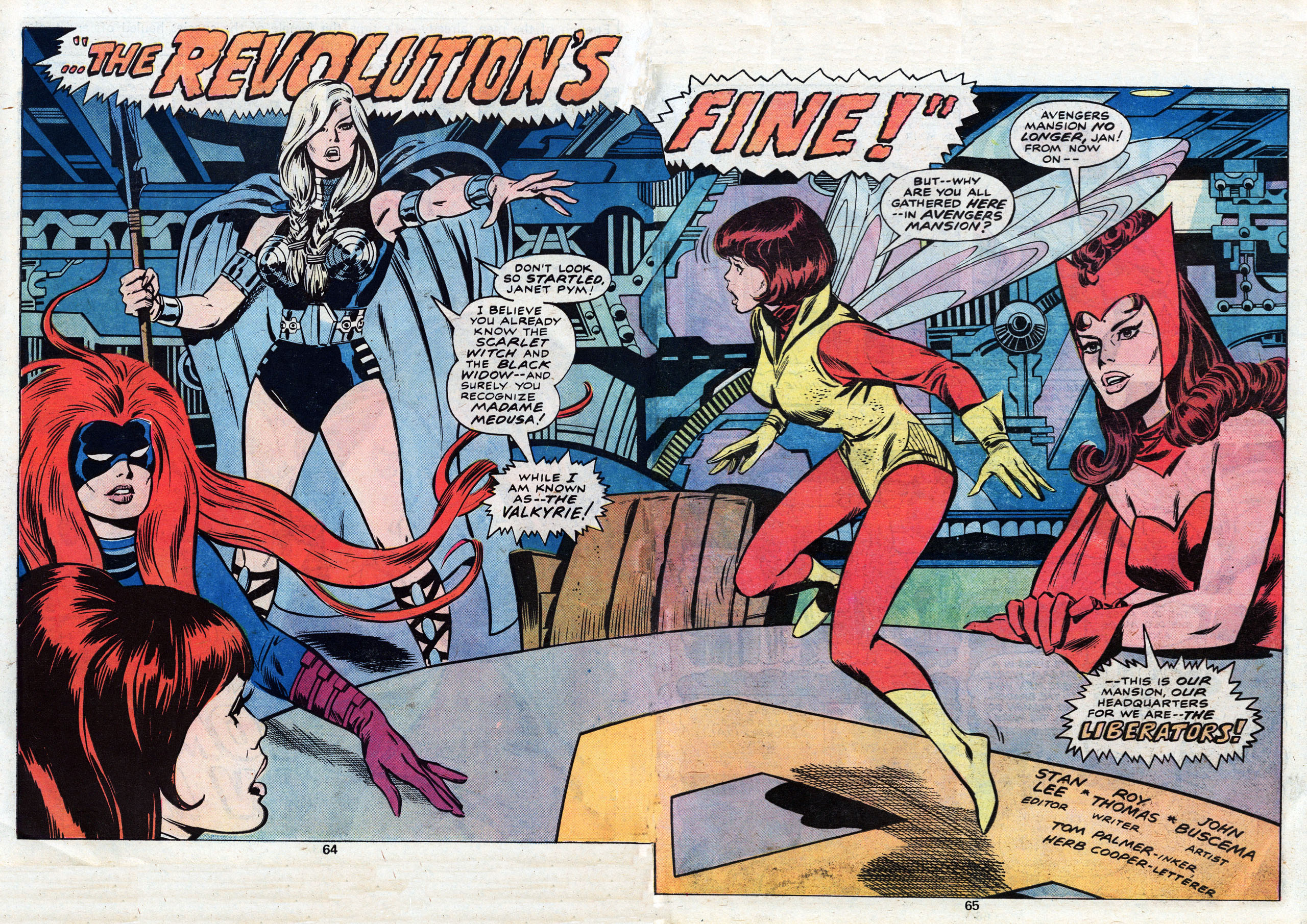 Read online Marvel Treasury Edition comic -  Issue #7 - 64