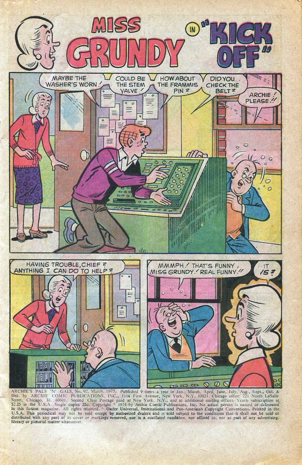 Read online Archie's Pals 'N' Gals (1952) comic -  Issue #92 - 3