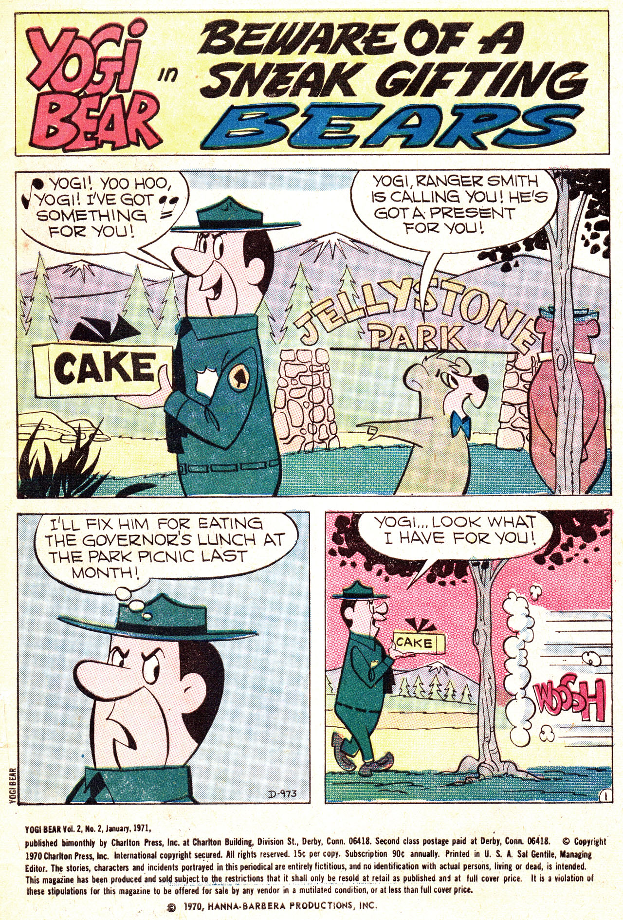 Read online Yogi Bear (1970) comic -  Issue #2 - 3