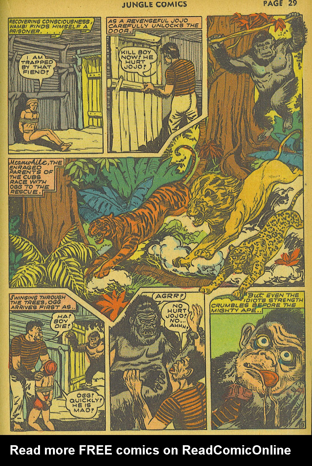 Read online Jungle Comics comic -  Issue #30 - 33
