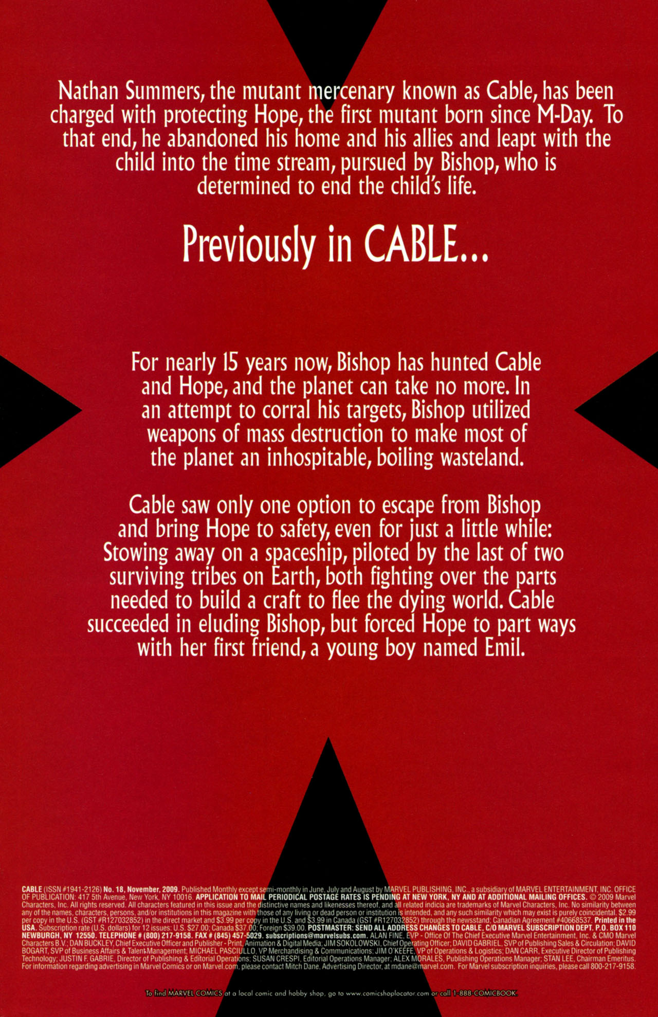 Read online Cable (2008) comic -  Issue #18 - 2