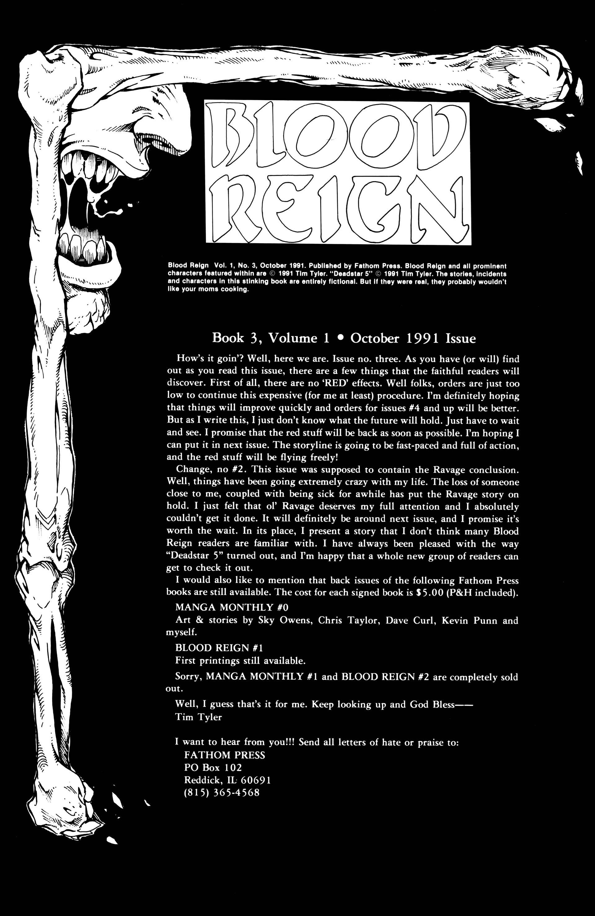 Read online Blood Reign comic -  Issue #3 - 2