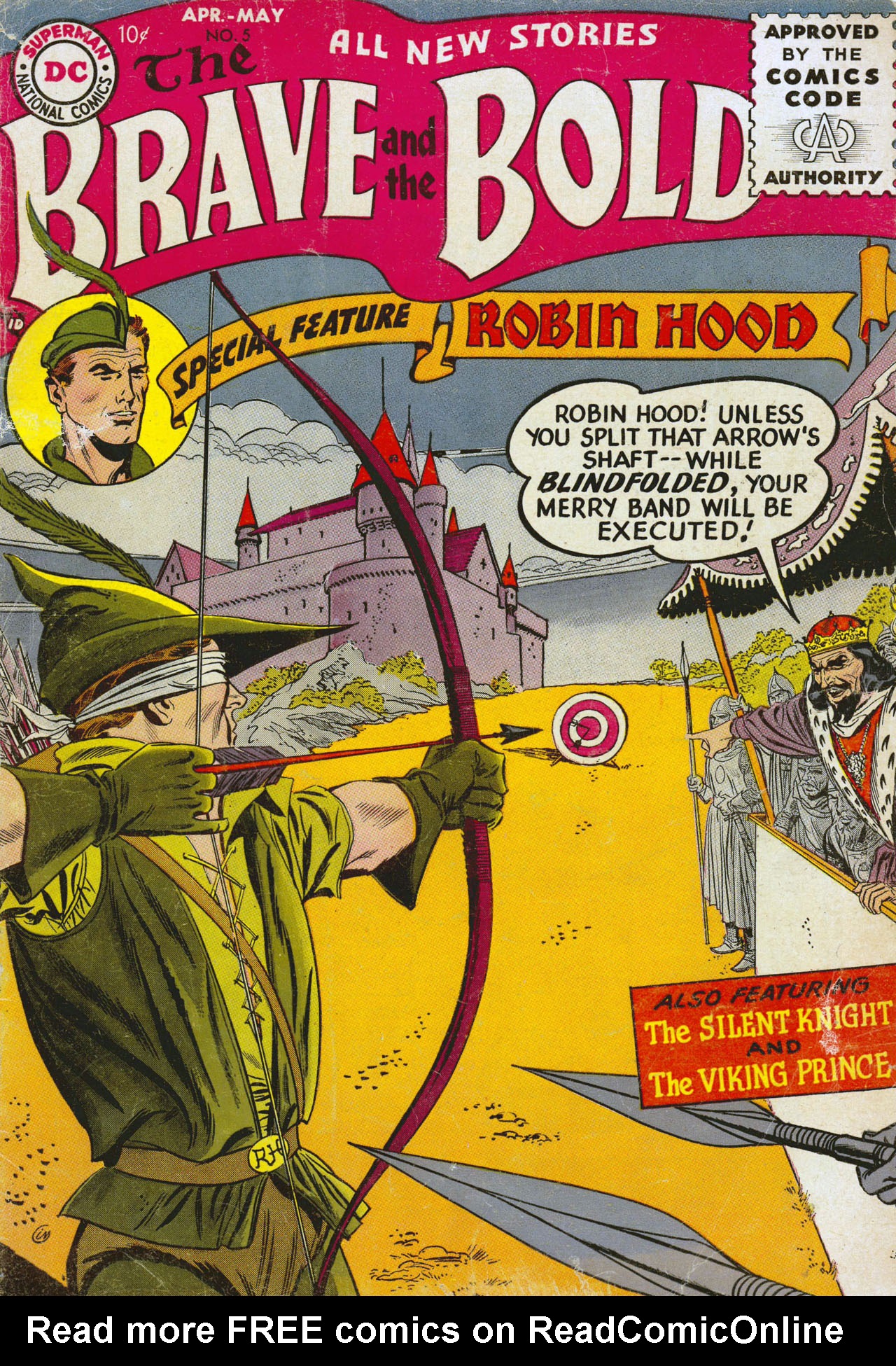 Read online The Brave and the Bold (1955) comic -  Issue #5 - 1