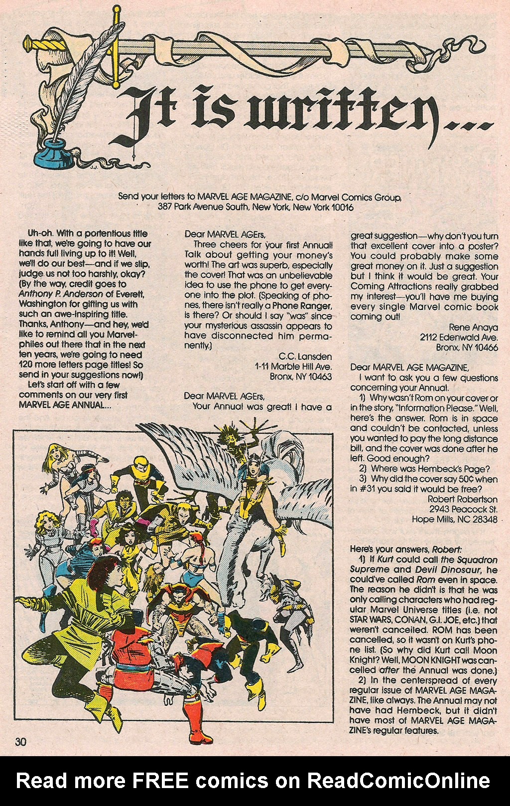 Read online Marvel Age comic -  Issue #37 - 31