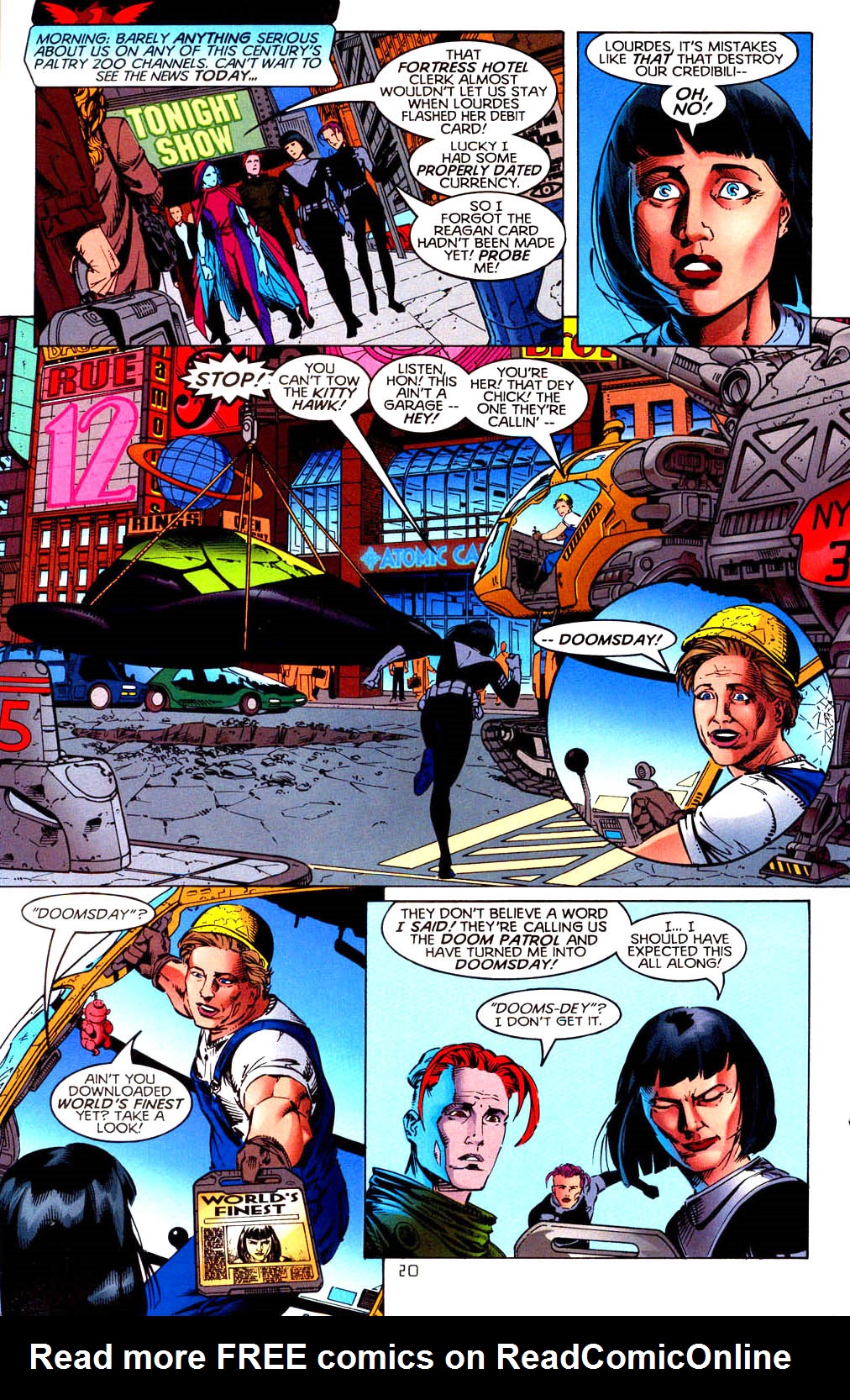 Read online Tangent Comics/ Doom Patrol comic -  Issue # Full - 21
