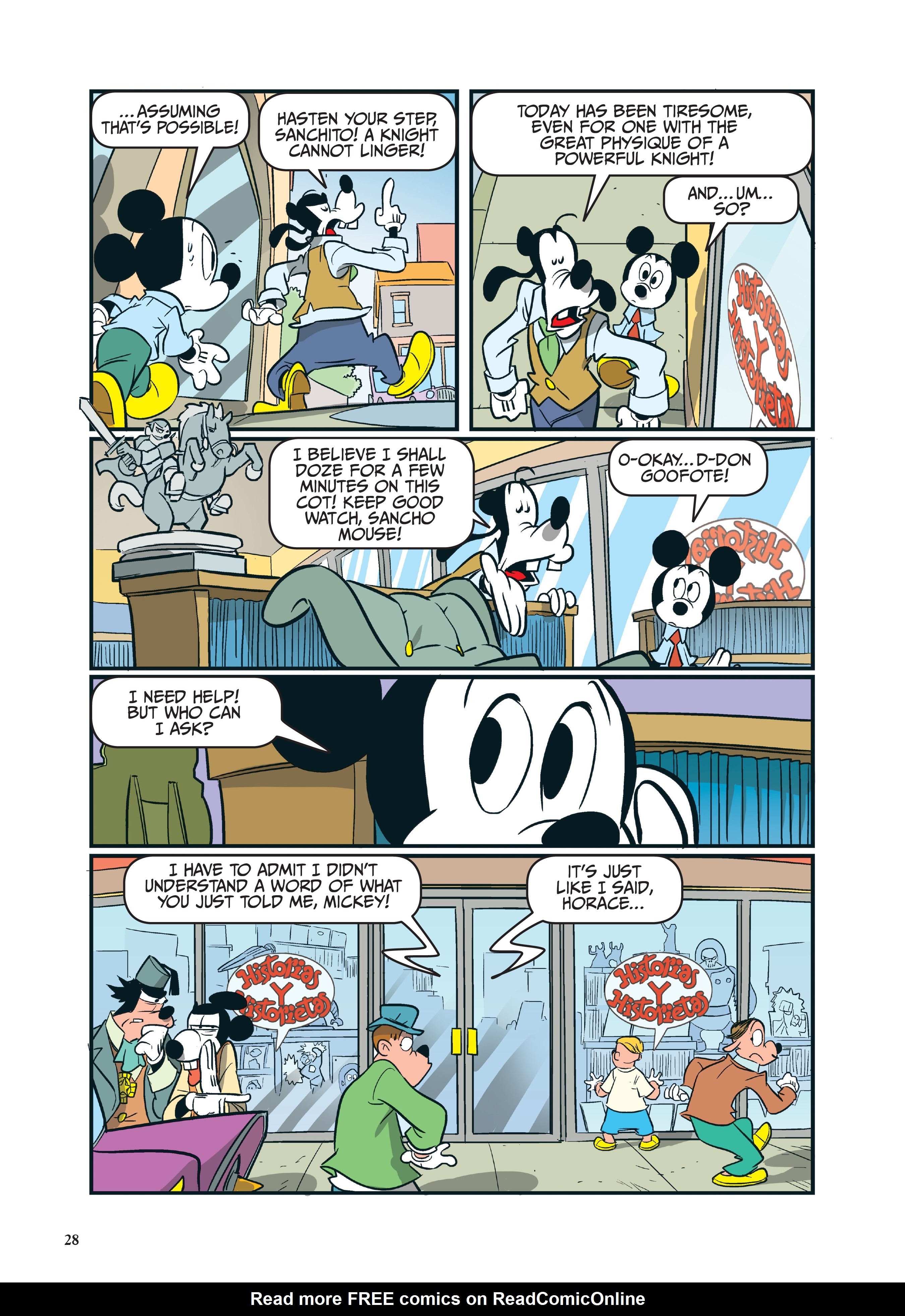 Read online Disney Don Quixote, Starring Goofy and Mickey Mouse comic -  Issue # TPB - 29