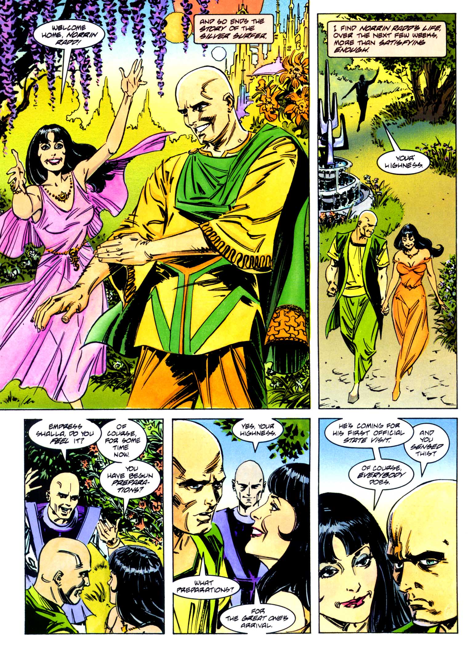 Read online Marvel Graphic Novel comic -  Issue #71 - Silver Surfer - Homecoming - 29